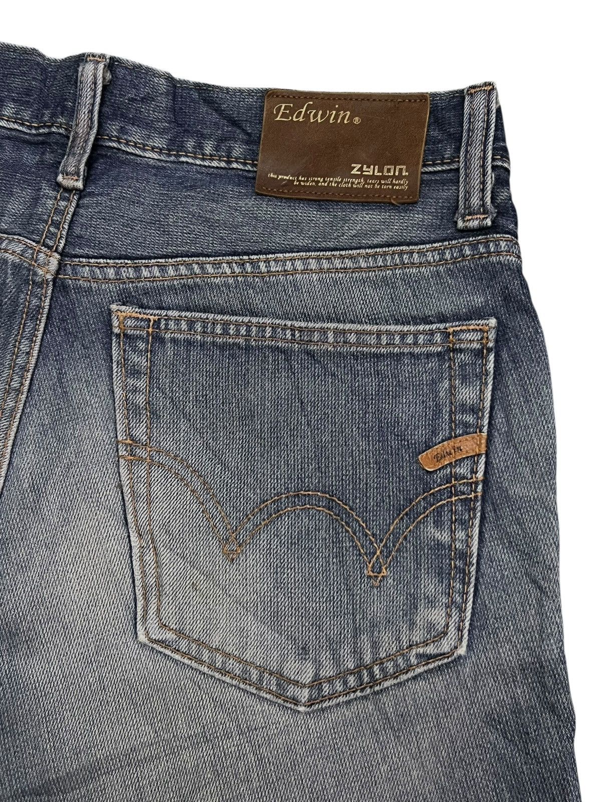 Edwin Vintage Edwin 503 Zylon - Faded Wash, Distressed Denim Size US 32 / EU 48 - 9 Thumbnail