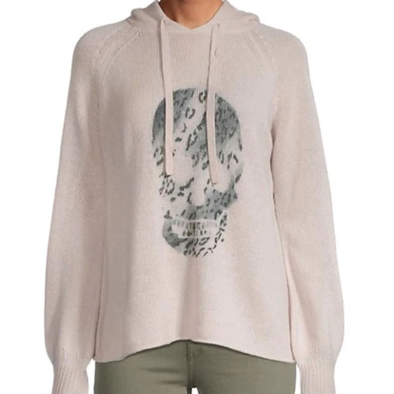 360Cashmere Celina Skull Cashmere Hooded Sweater from 360 CASHMERE Size S / US 4 / IT 40 - 1 Thumbnail