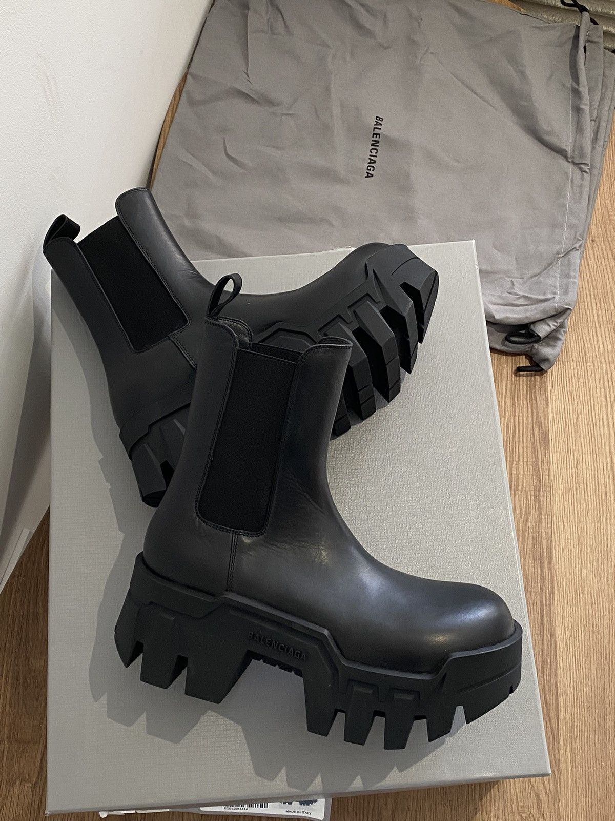 Balenciaga BALENCIAGA BULLDOZER MINI BOOTS | Grailed