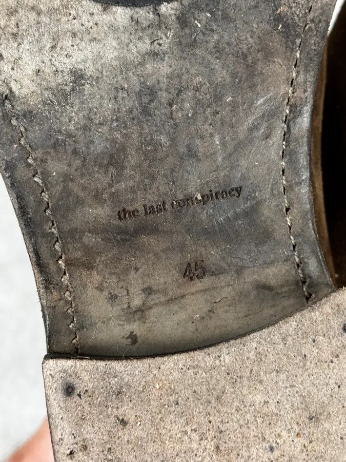 The Last Conspiracy The Last Conspiracy Brown Eroded Suede Chelsea Boots Size US 12 / EU 45 - 9 Thumbnail
