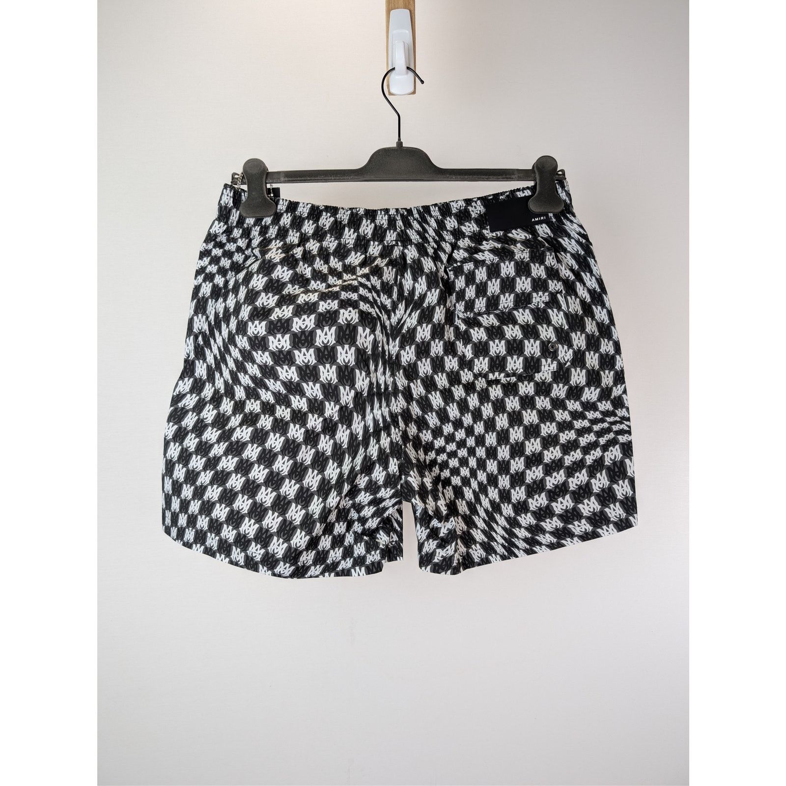 Amiri o1rshd1 Wavy MA Swim Trunk Shorts in Black XL Size US 36 / EU 52 - 11 Thumbnail