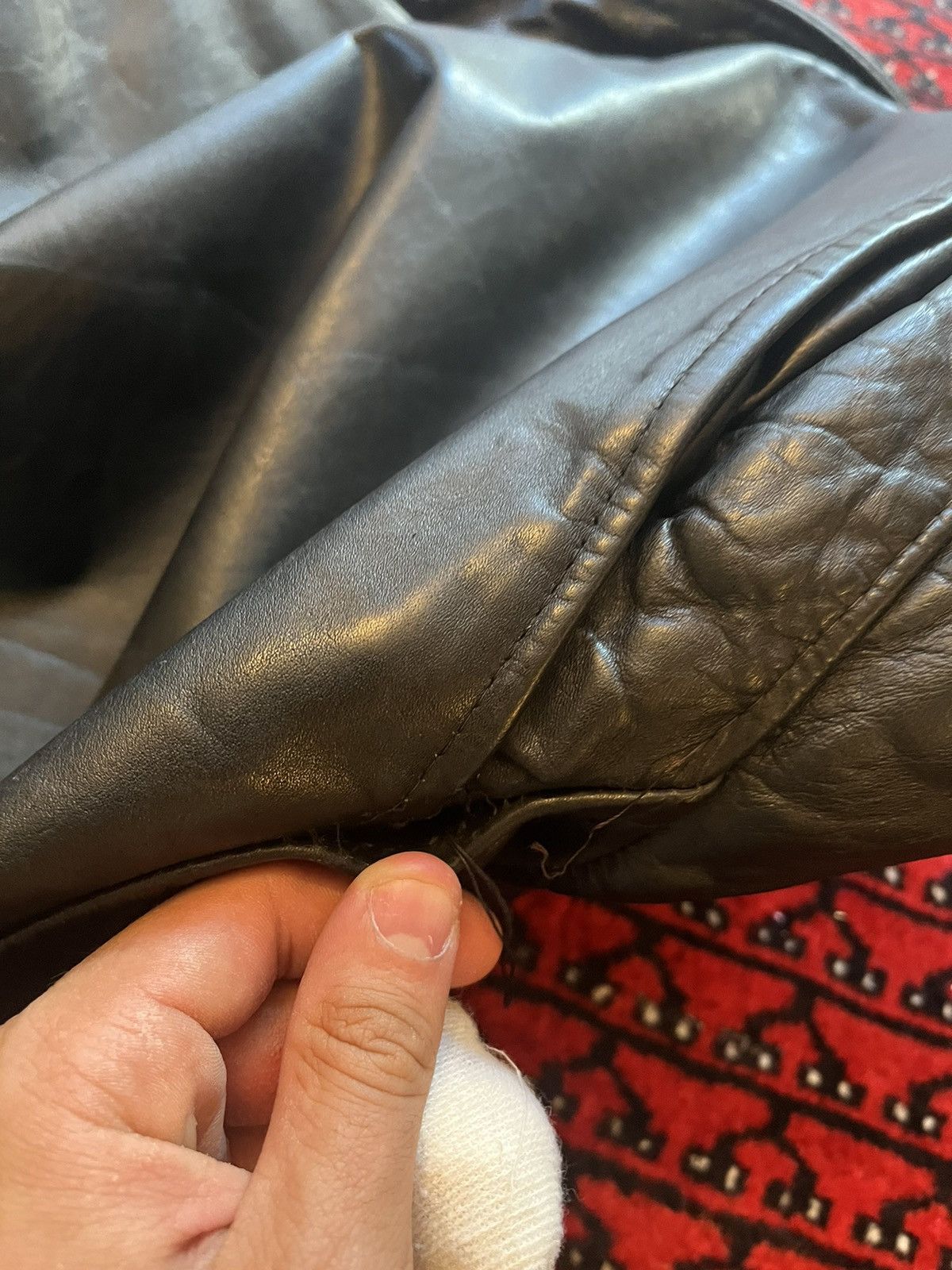Vintage Vintage 50’s cropped leather moto biker jacket Size US S / EU 44-46 / 1 - 15 Thumbnail