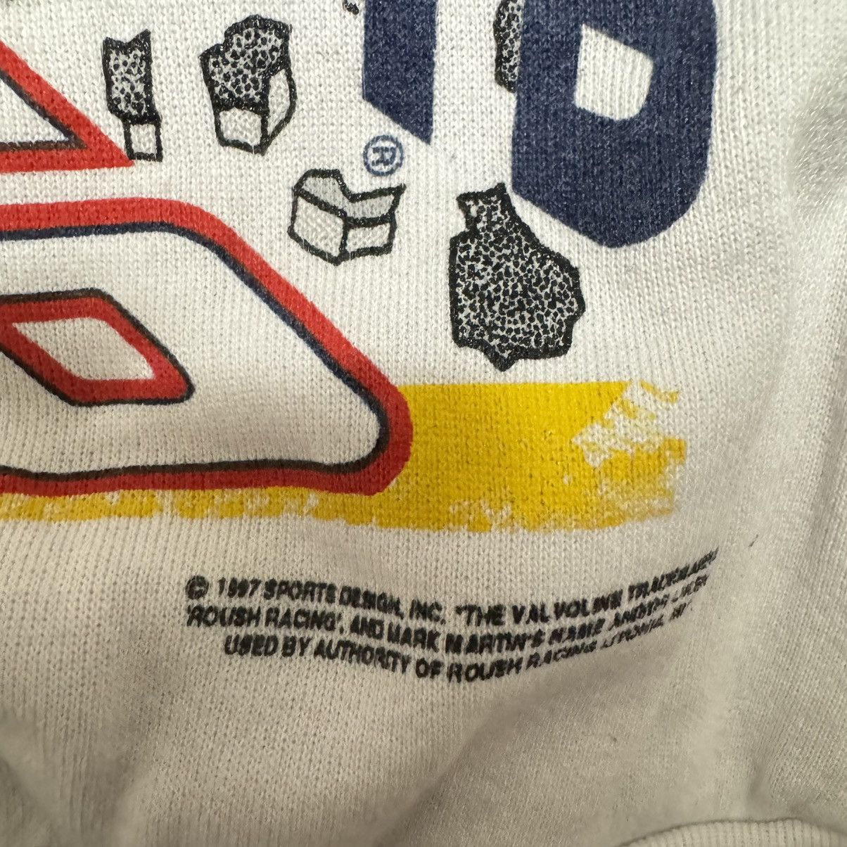 NASCAR × Vintage vintage 90s NASCAR mark martin racing double-sided crewneck Size US M / EU 48-50 / 2 - 5 Thumbnail