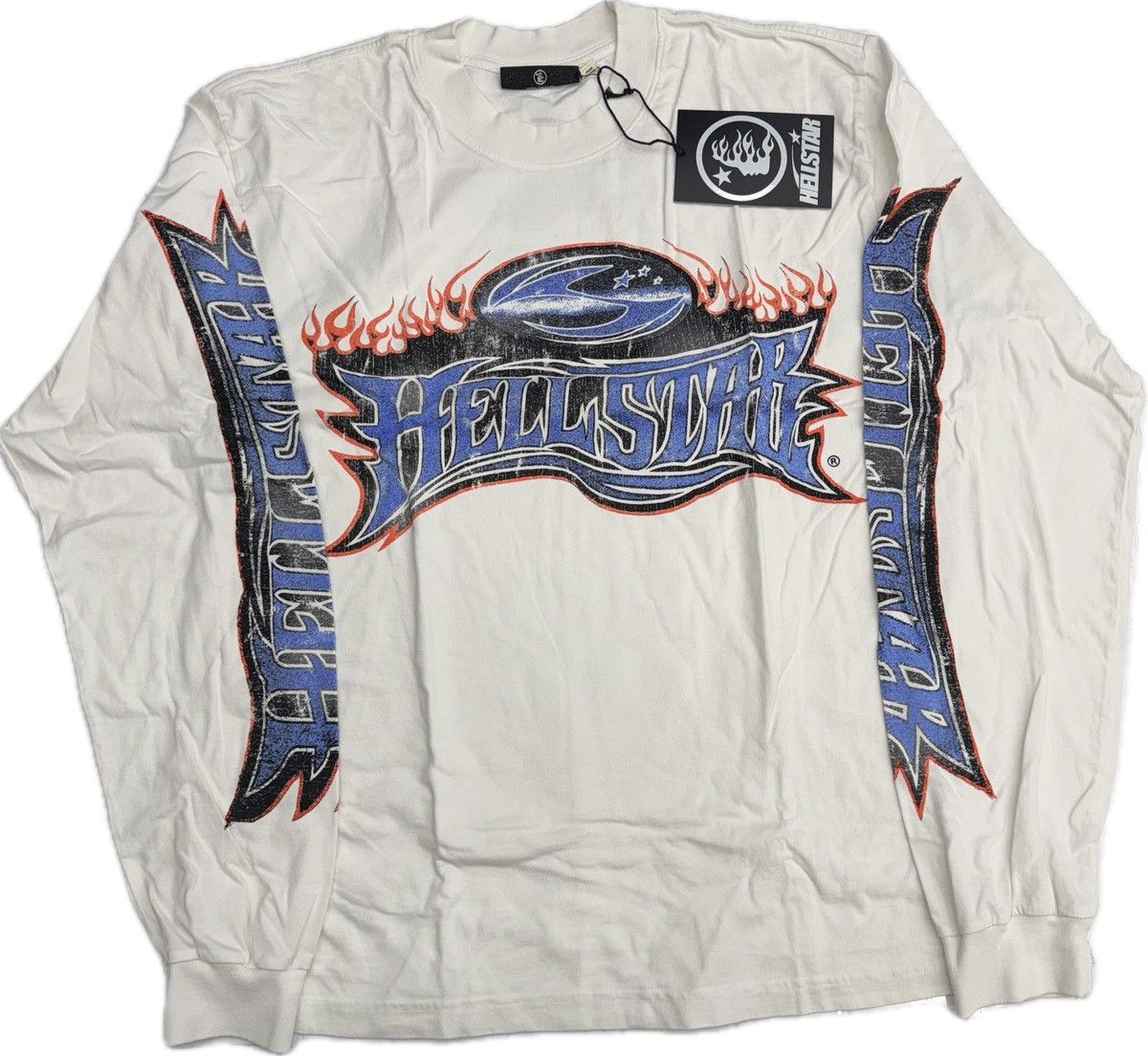 HELLSTAR Hellstar Moto Long Sleeve T-shirt Size US M / EU 48-50 / 2 - 1 Thumbnail