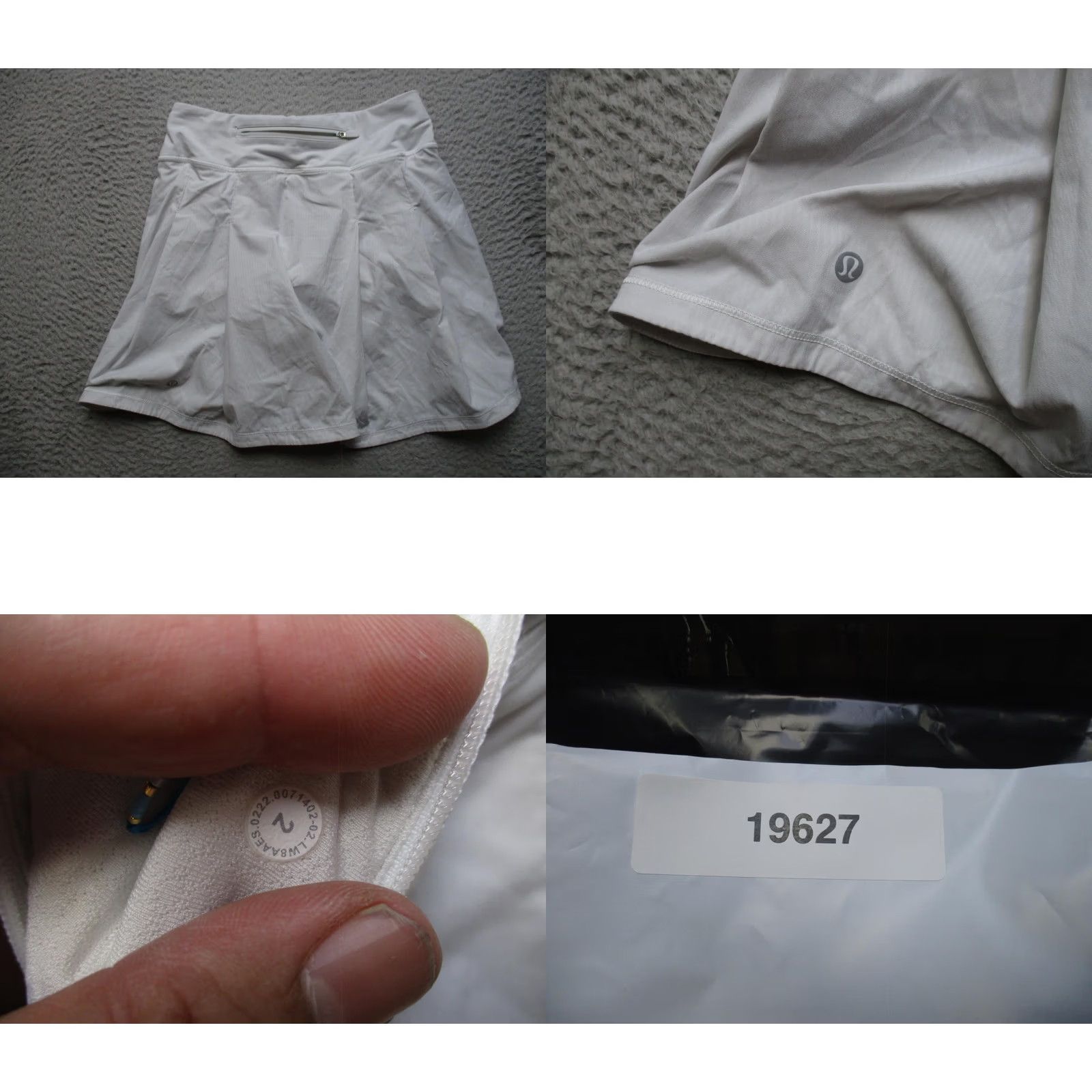 Lululemon VINTAGE Lululemon Skort Womens 2 White Athletic Tennis Running Skirt Liner Pocket Size 26" / US 2 / IT 38 - 8 Thumbnail