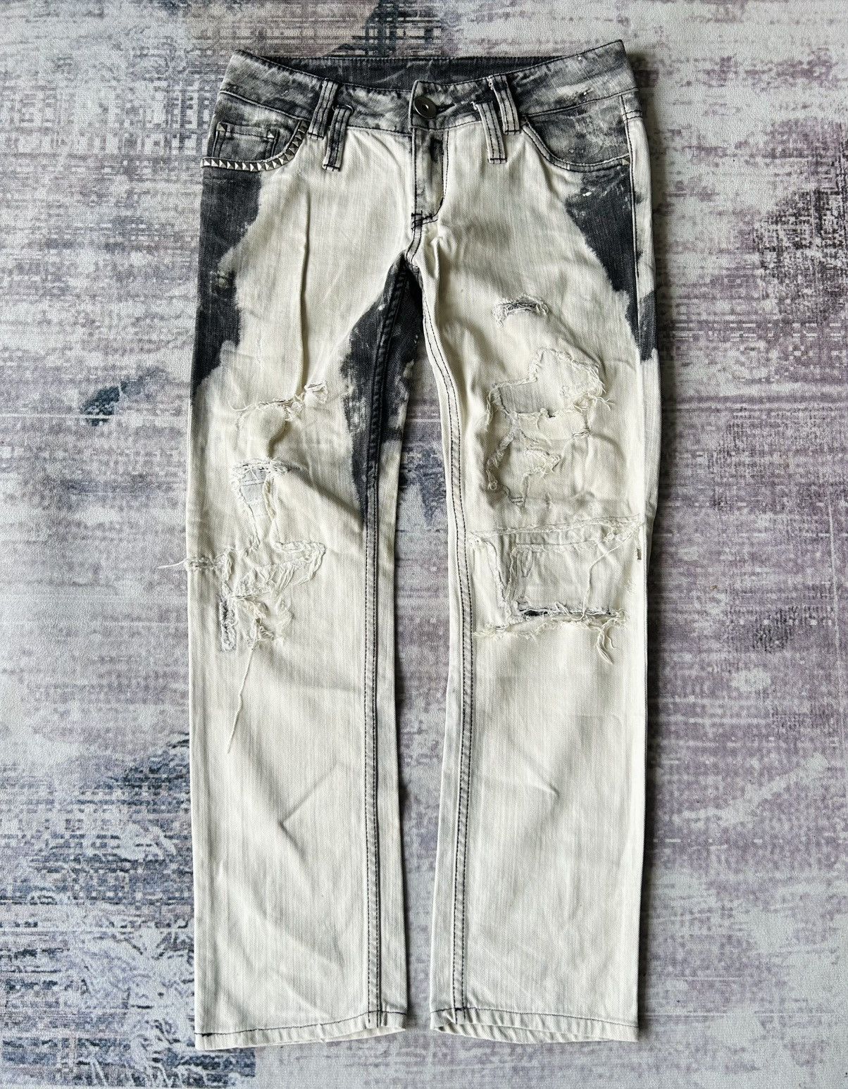 If Six Was Nine Glad News Punk Distressed Size US 32 / EU 48 - 1 Thumbnail