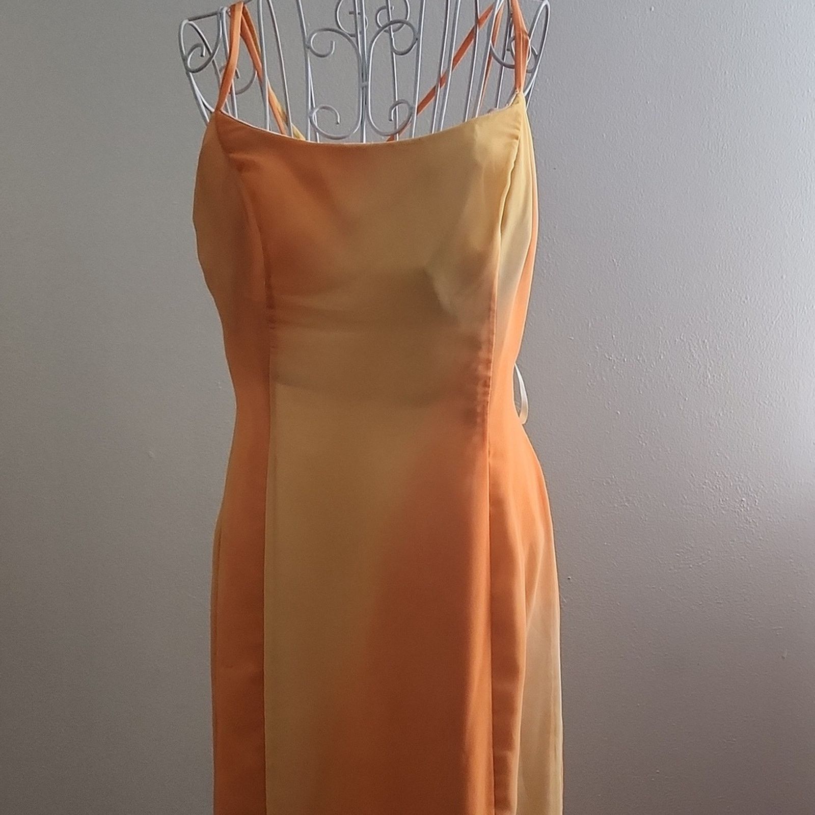 Handmade Orange Dress Size M / US 6-8 / IT 42-44 - 10 Thumbnail