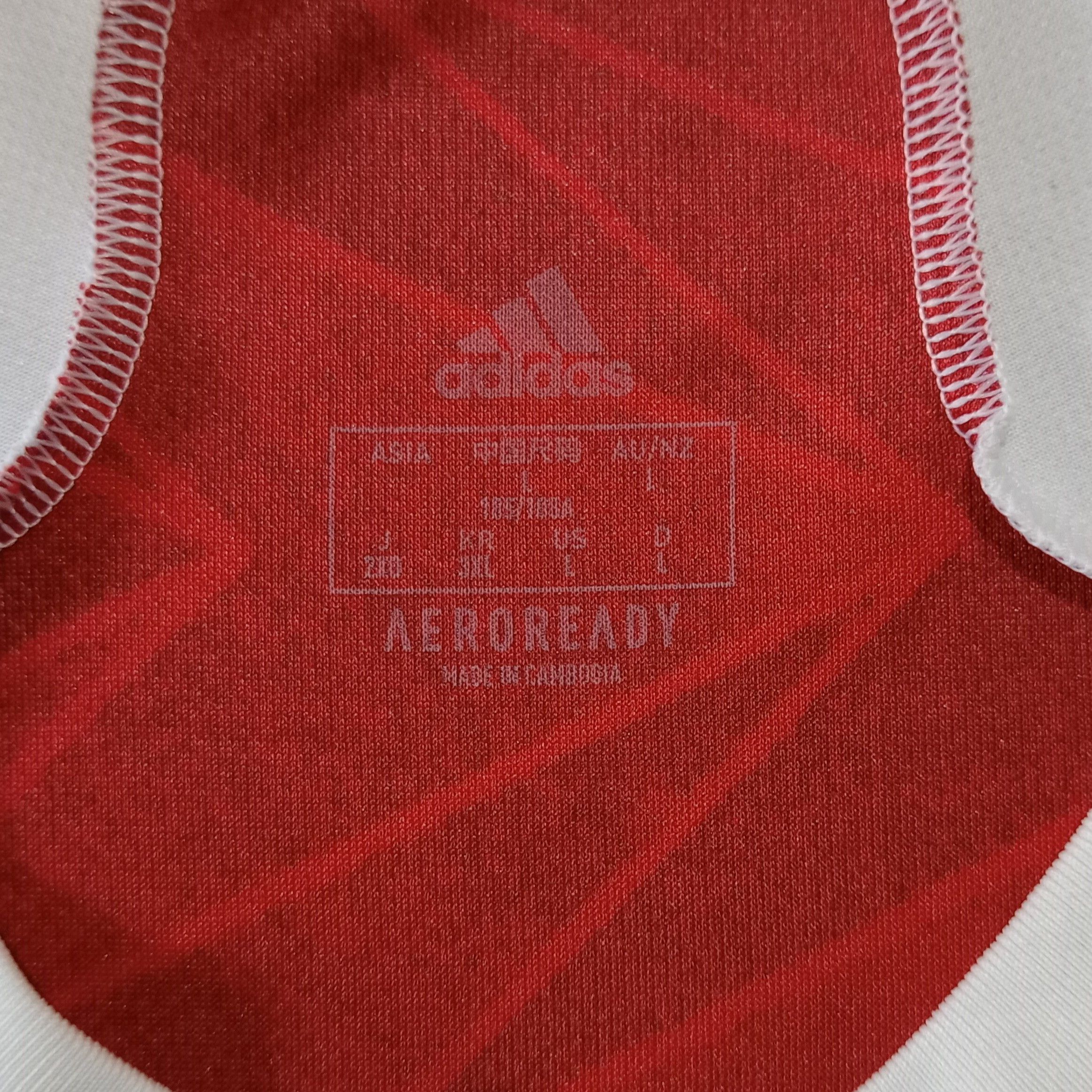 Adidas Arsenal 2020-2021 Home Jersey Bukayo Saka 7 Size US L / EU 52-54 / 3 - 6 Thumbnail