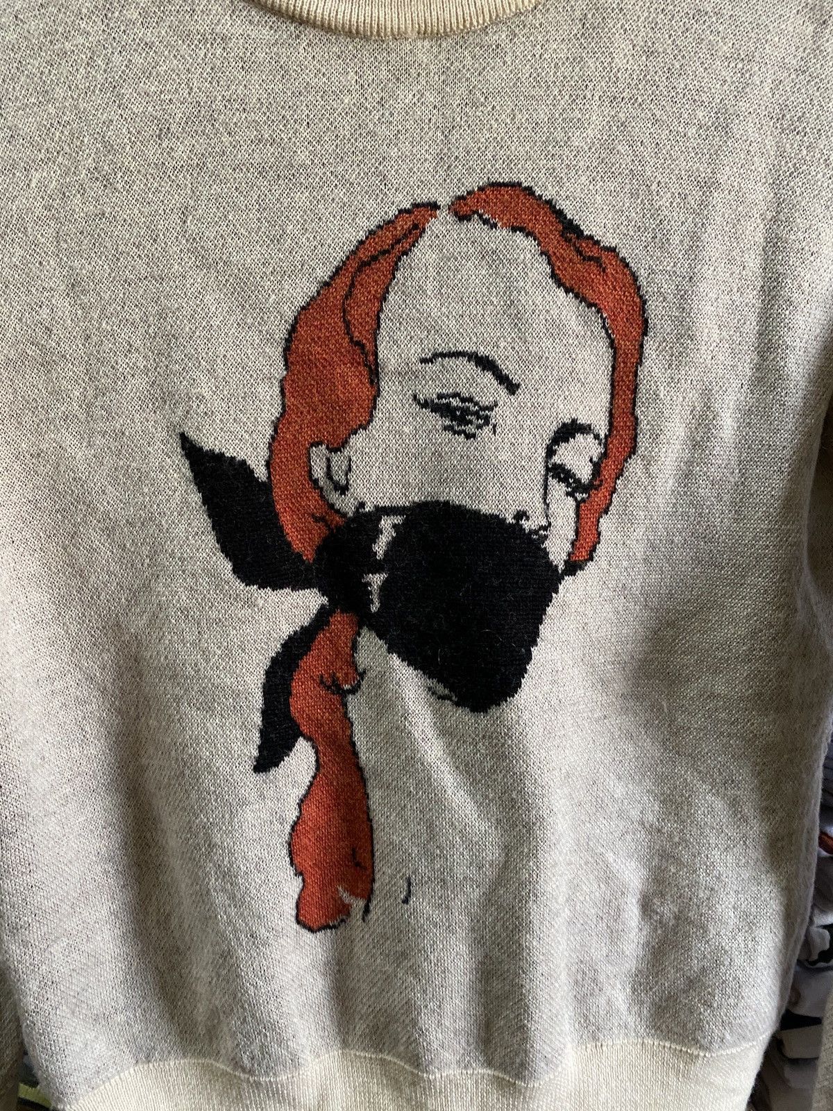 Designer × G.V.G.V. G.V.G.V Japan Wool Graphic Sweater Size US S / EU 44-46 / 1 - 3 Thumbnail