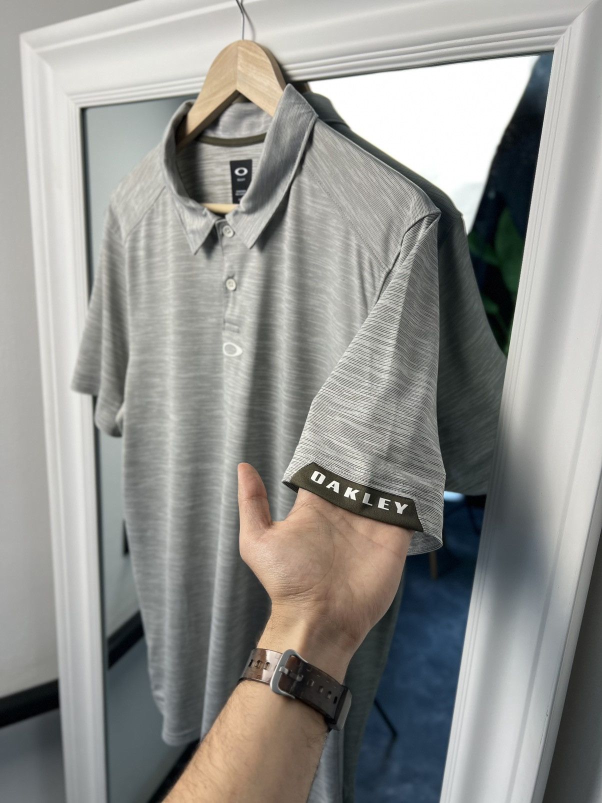 Oakley Oakley Aero Hydrolix Polo Shirt Gray L Indonesia Size US L / EU 52-54 / 3 - 6 Thumbnail