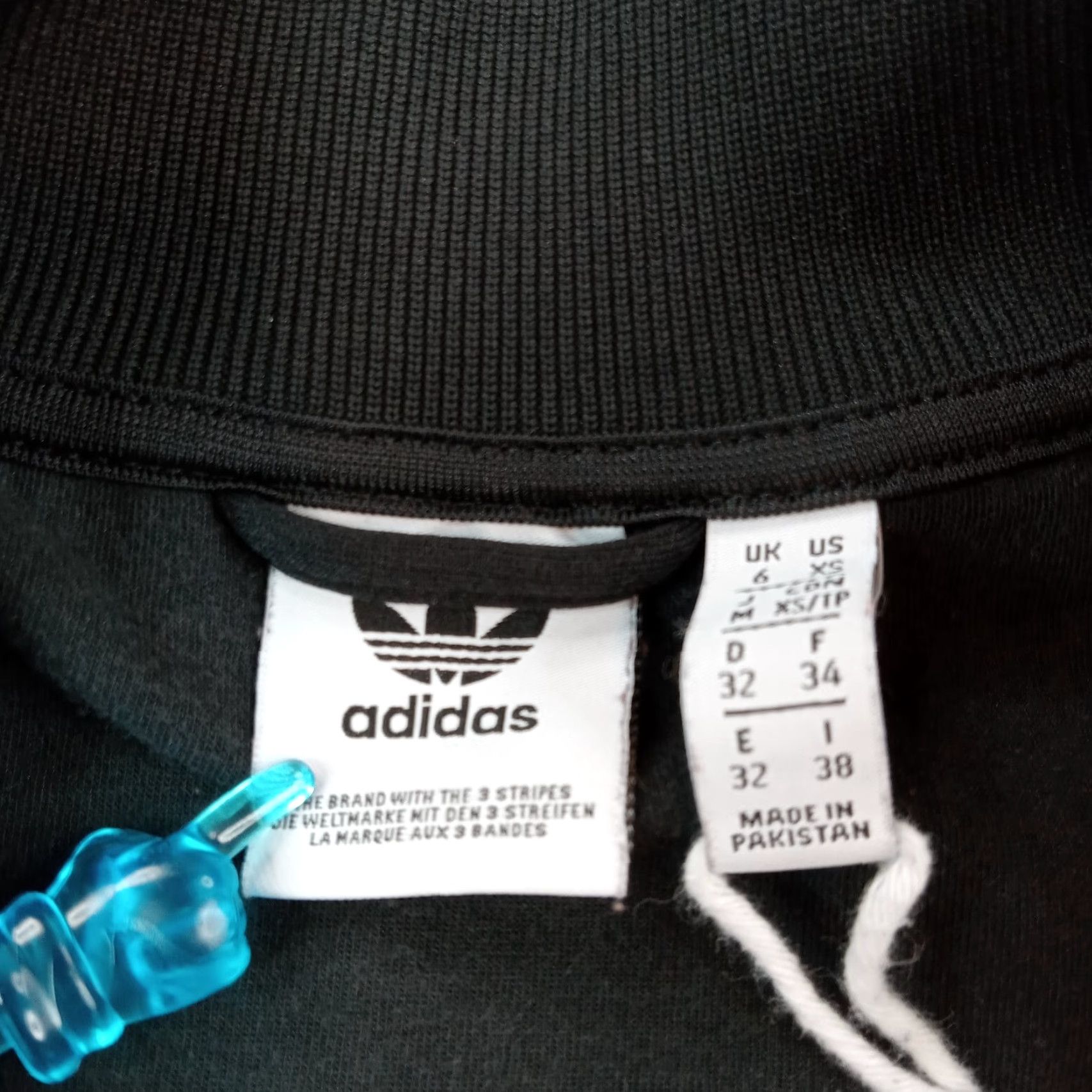 Adidas Adidas Womens Extra Small Black Full Zip Sweatshirt Mock Neck Long Sleeve Stretch Size XS / US 0-2 / IT 36-38 - 6 Thumbnail