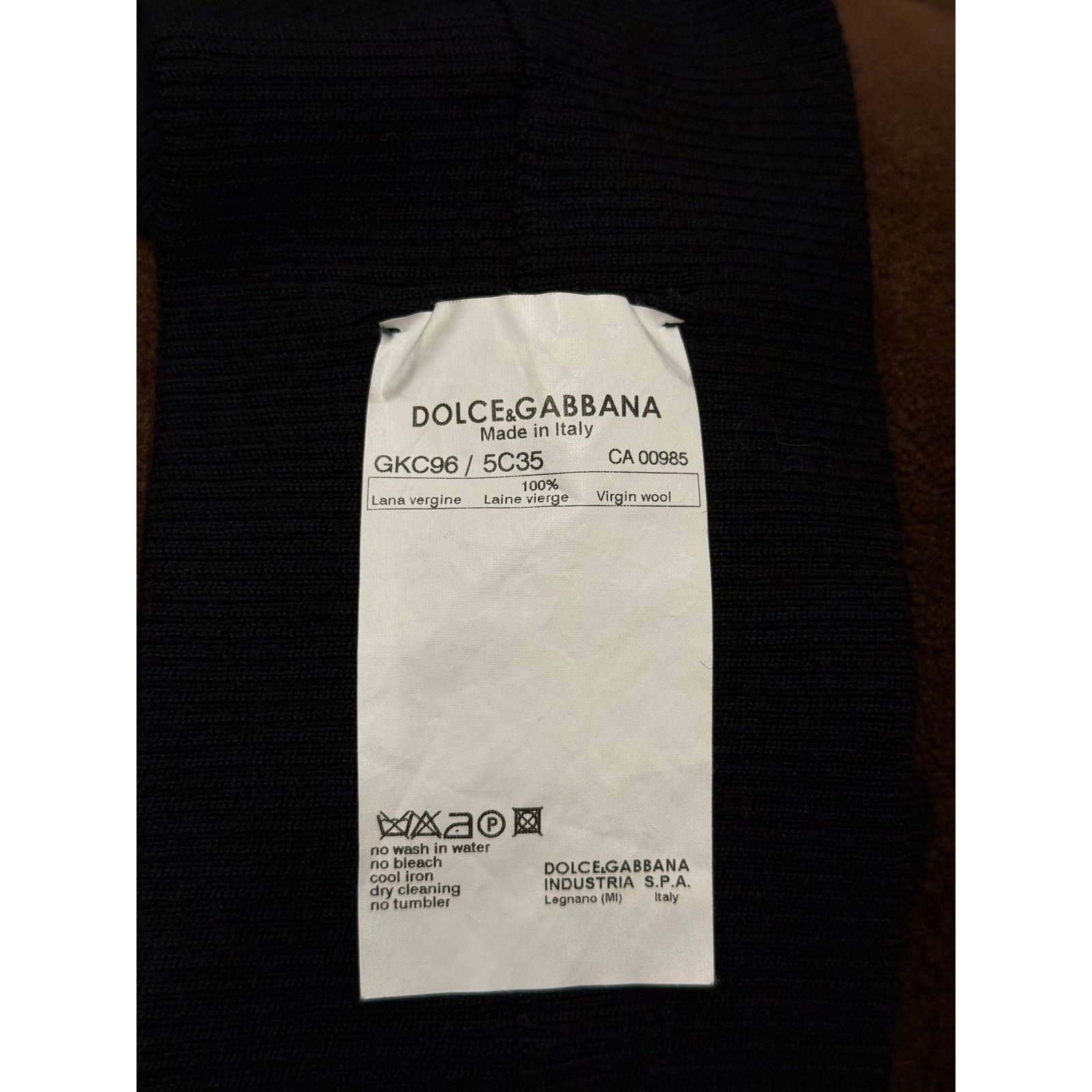 Dolce & Gabbana A/W2003 Dolce & Gabbana deconstructed wool top Size XS / US 0-2 / IT 36-38 - 8 Thumbnail