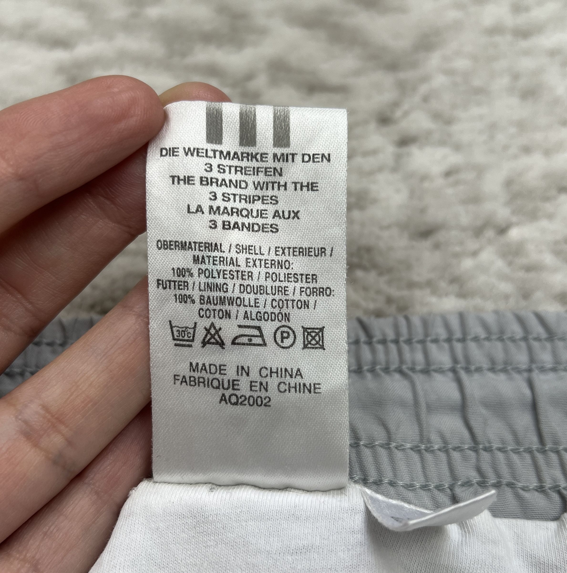 Adidas Adidas Y2K Light Grey Swim Shorts Size US 34 / EU 50 - 15 Thumbnail