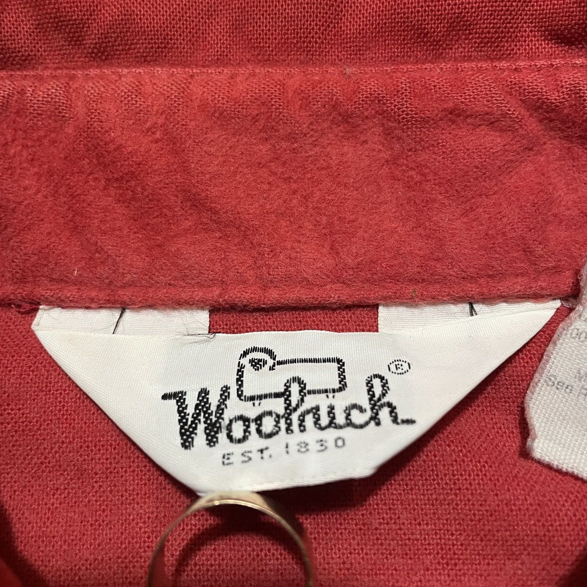Vintage 70s Woolrich Red USA Longsleeve Shirt Size US M / EU 48-50 / 2 - 5 Thumbnail