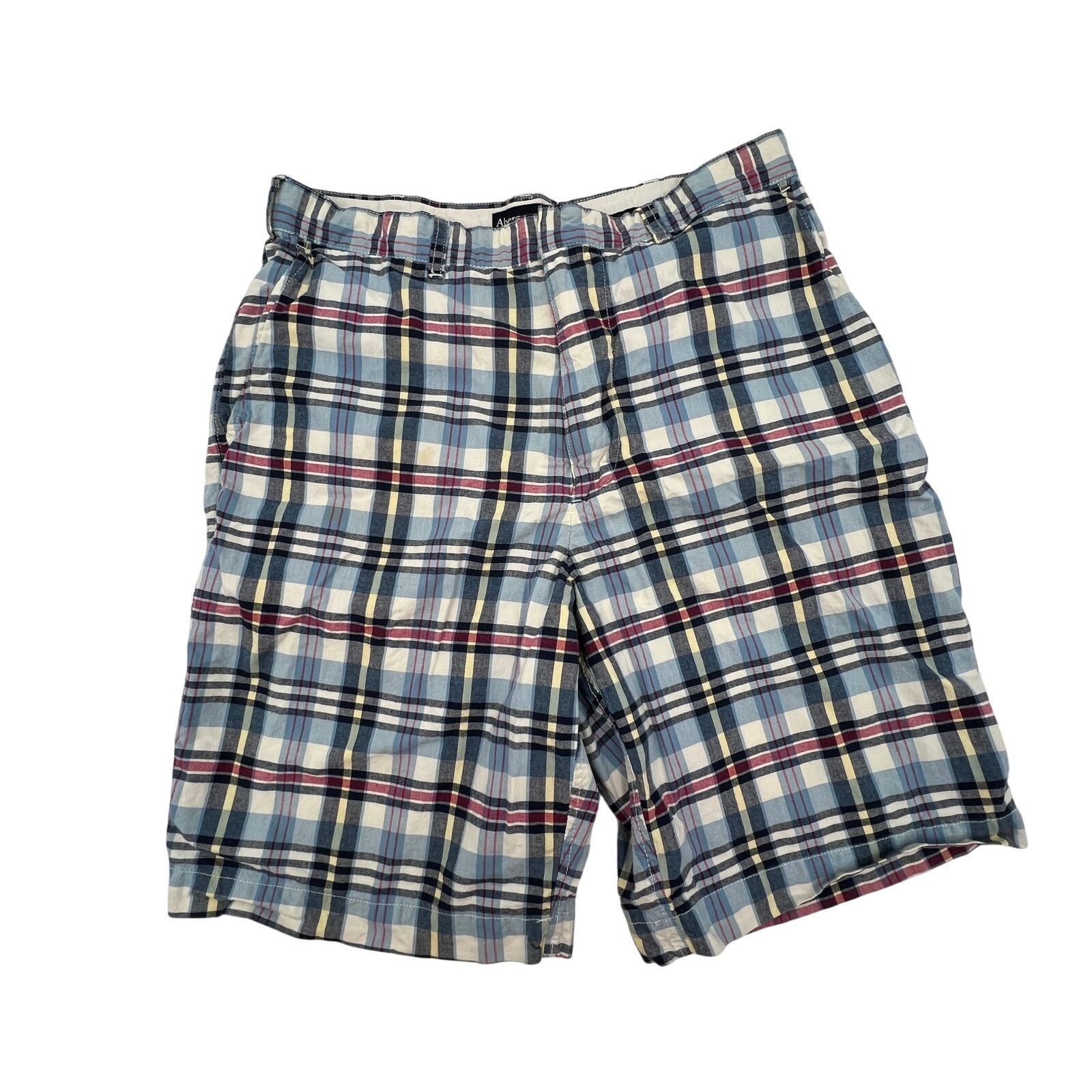 Abercrombie & Fitch × Vintage Abercrombie & Fitch Y2K Paid Cotton Short Blue Vintage Men's Size US 32 / EU 48 - 1 Thumbnail
