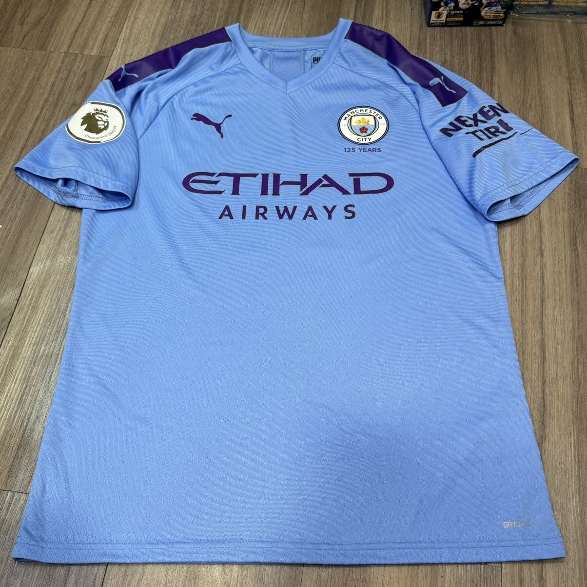Puma Manchester City 19/20 Match issued home shirt #8 Gundogan Size US L / EU 52-54 / 3 - 2 Thumbnail