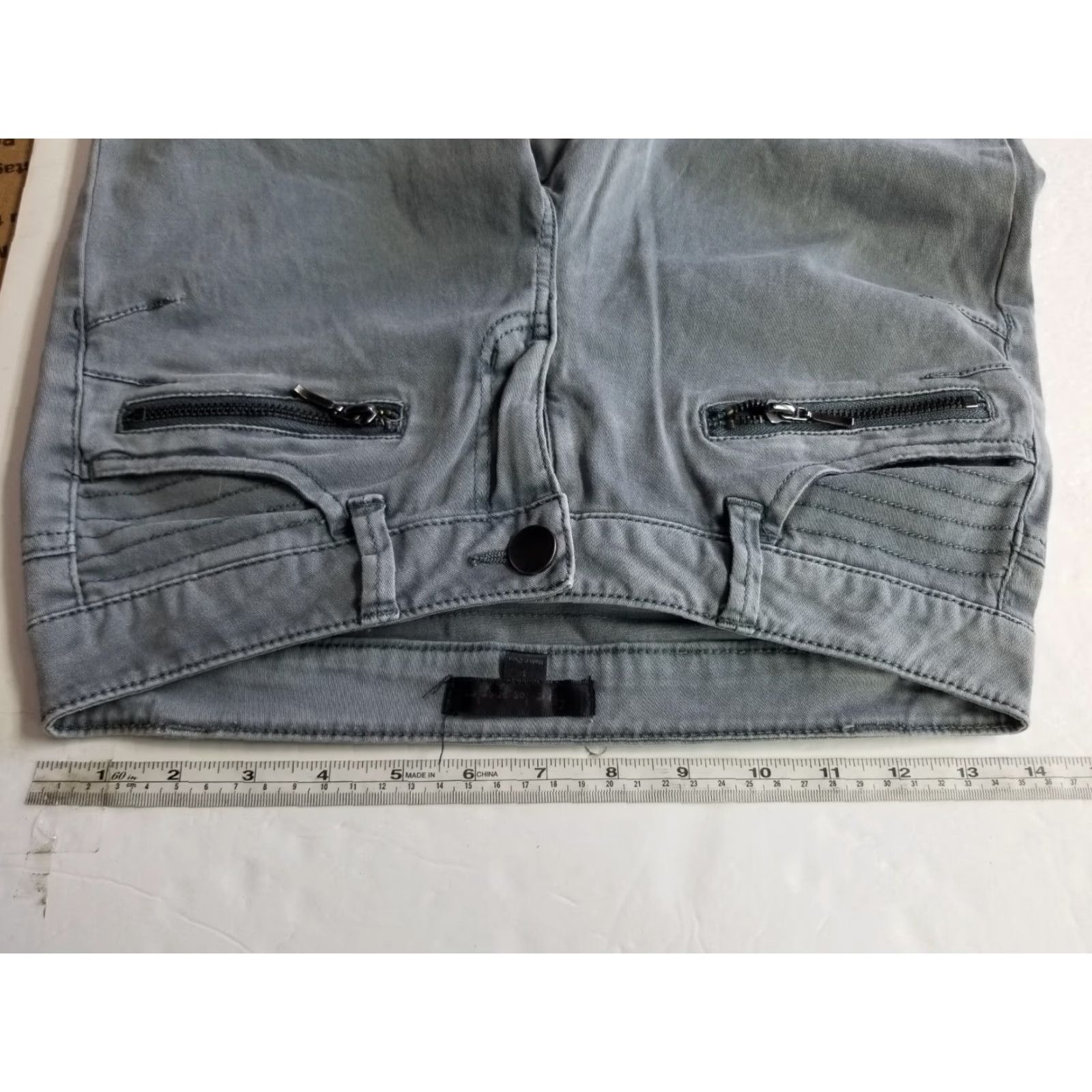 Vintage FIRE LOS ANGELES Jeans Skinny Denim Gray Juniors Size 1 Women KS? Size 25" / US 0 / IT 36 - 3 Thumbnail