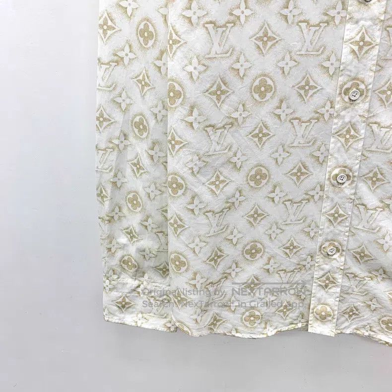 Louis Vuitton Louis Vuitton 23 white logo full-print cotton lapel single Size US L / EU 52-54 / 3 - 4 Thumbnail