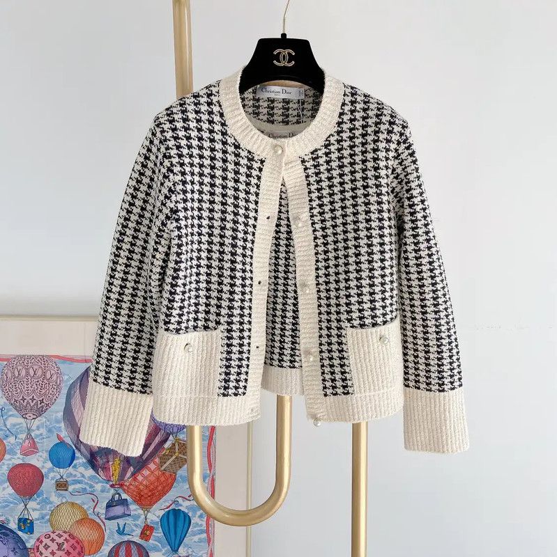 Dior Dior Colorblock Cotton Long Sleeve Sweater 0089 Size S / US 4 / IT 40 - 1 Thumbnail