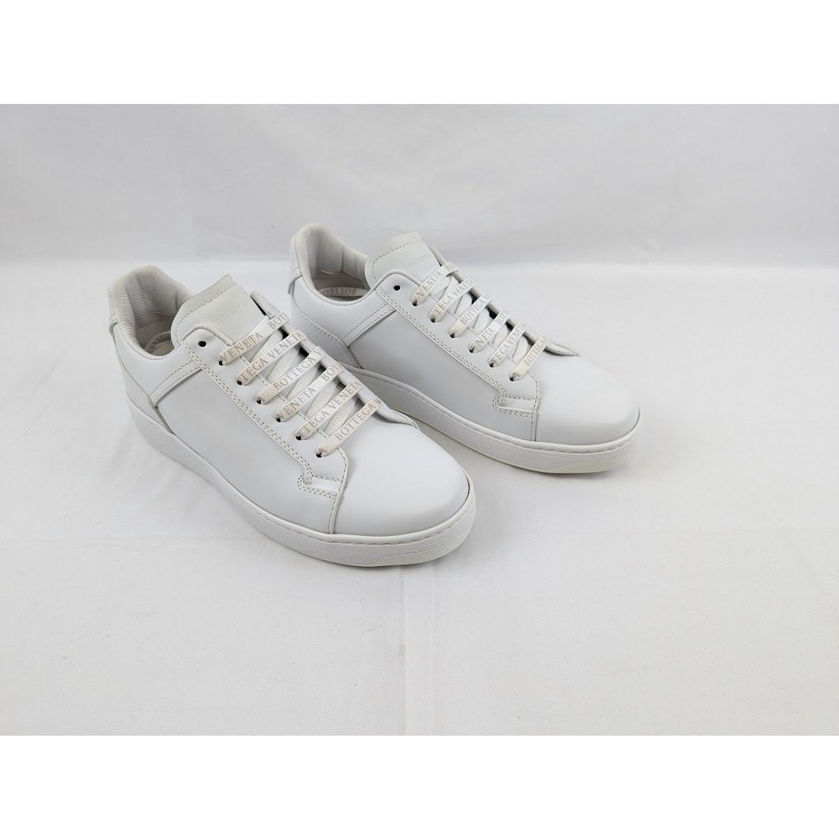 Bottega Veneta o1rshd1 Bolt Calf Sneaker Pelle S.GOMM in Optic White Size US 8 / EU 41 - 11 Thumbnail