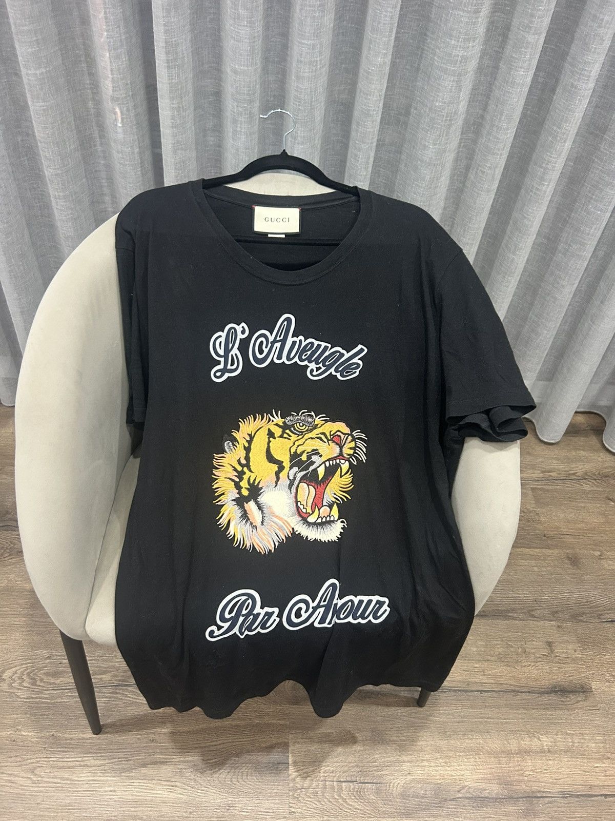 Gucci Loved gucci t shirt - tiger motif Size US XXL / EU 58 / 5 - 1 Thumbnail