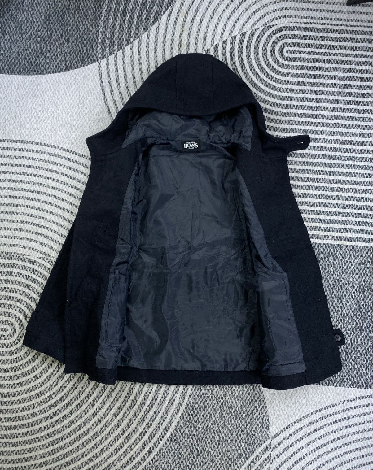 Beams Plus Vintage Beams Japan Duffle Coat Wool Jacket Size US M / EU 48-50 / 2 - 5 Thumbnail