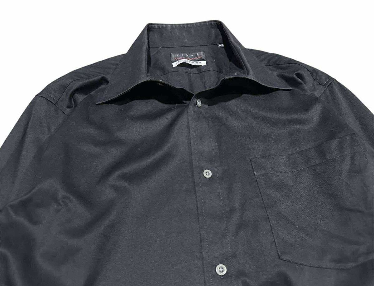 Japanese Brand 🔥Vintage Sissy By Kansai Yamamoto Black Sheer Shirt Size US L / EU 52-54 / 3 - 3 Thumbnail