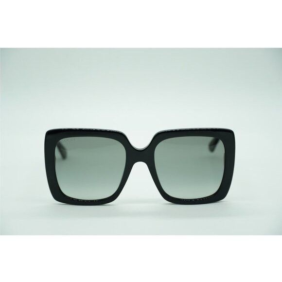 Gucci Gucci GG0418S 001 Sunglasses Black Square Frame, Grey Size ONE SIZE - 2 Thumbnail