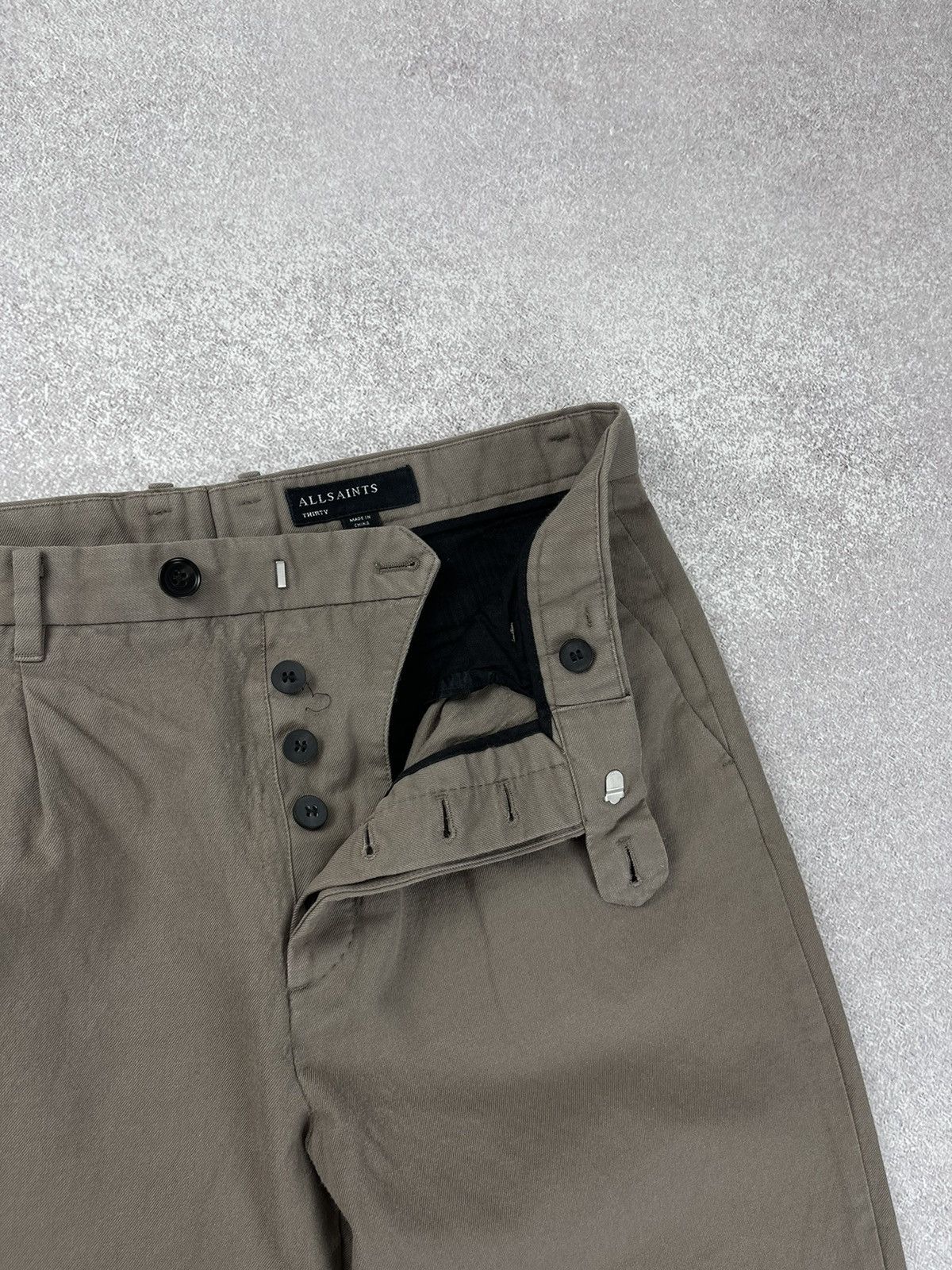 Allsaints Allsaints Tallis Slim Fit Cropped Trousers Pants Size 30 Size US 30 / EU 46 - 5 Thumbnail
