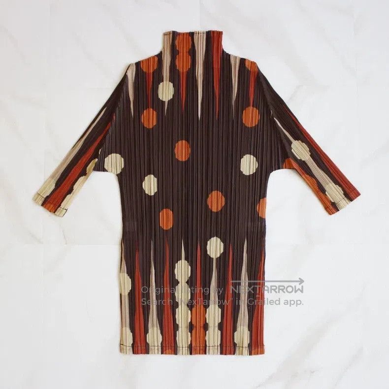 Issey Miyake Issey Miyake Color-Block Long-Sleeve Top Size L / US 10 / IT 46 - 5 Thumbnail