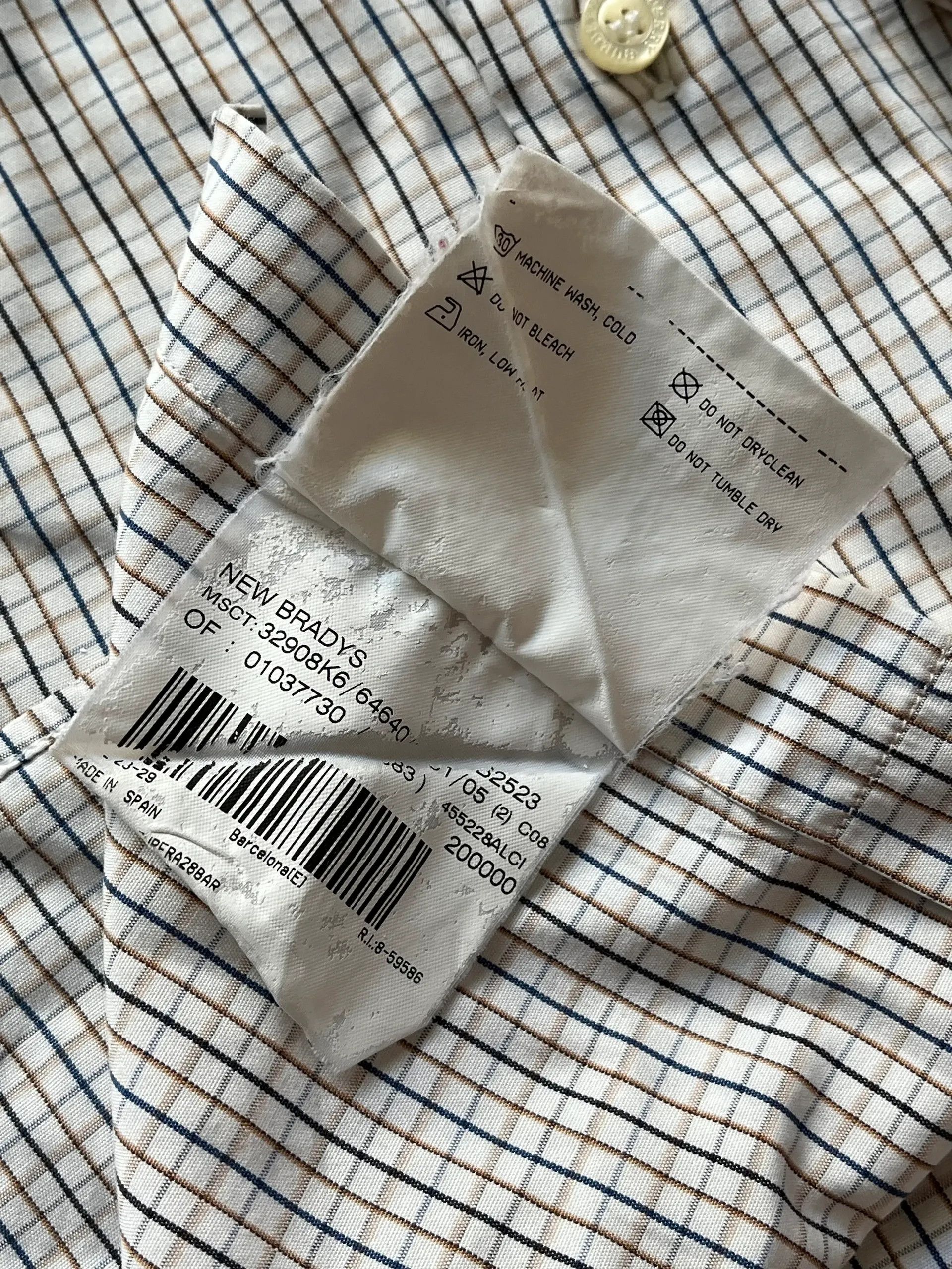 Burberry Burberry London Shirts Sz XL Plaid Cotton Size US XL / EU 56 / 4 - 12 Thumbnail