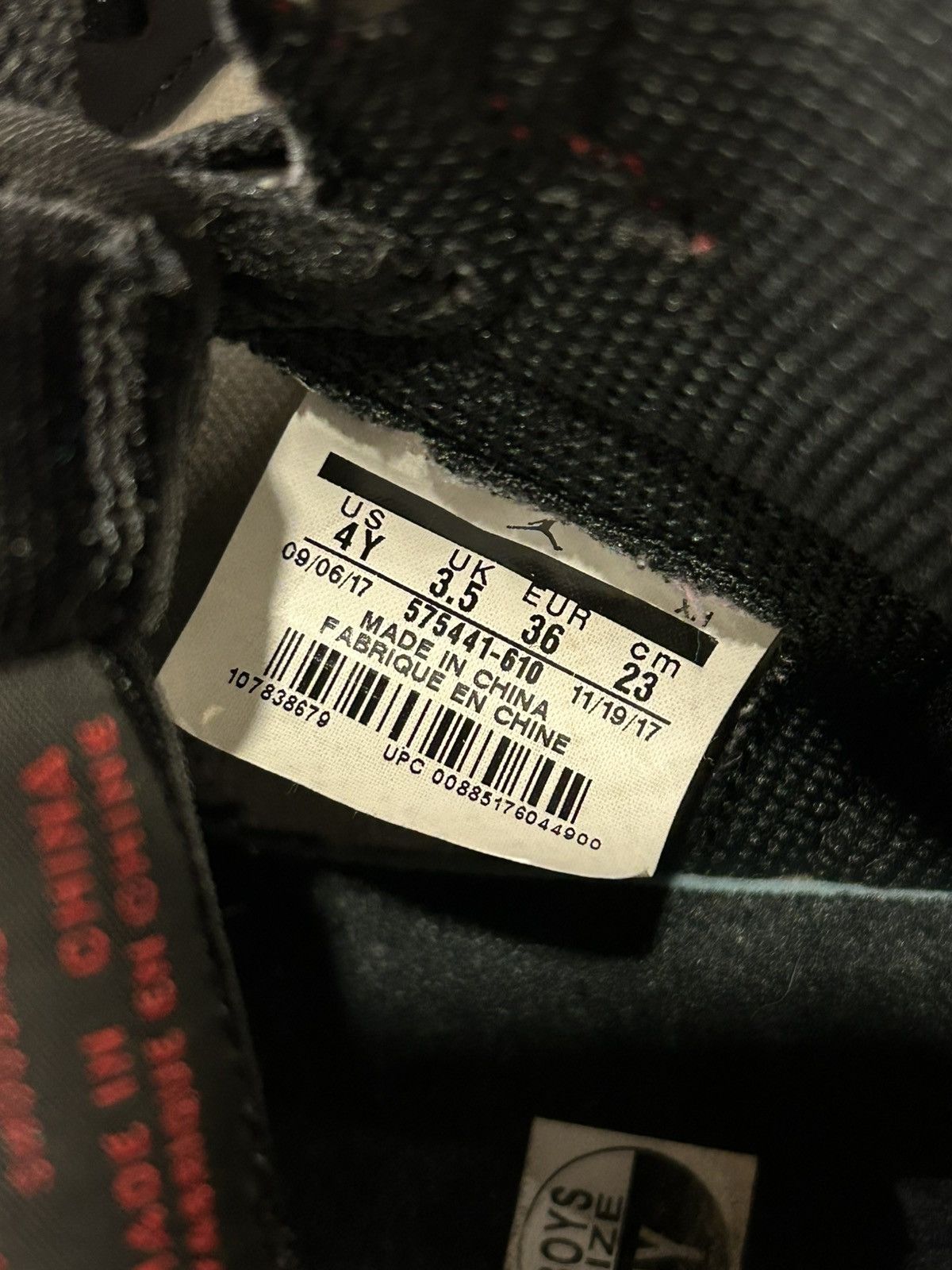 Jordan Brand Jordan 1 Retro ‘Chicago Bred Toe’ Size US 5 / EU 37 - 6 Thumbnail