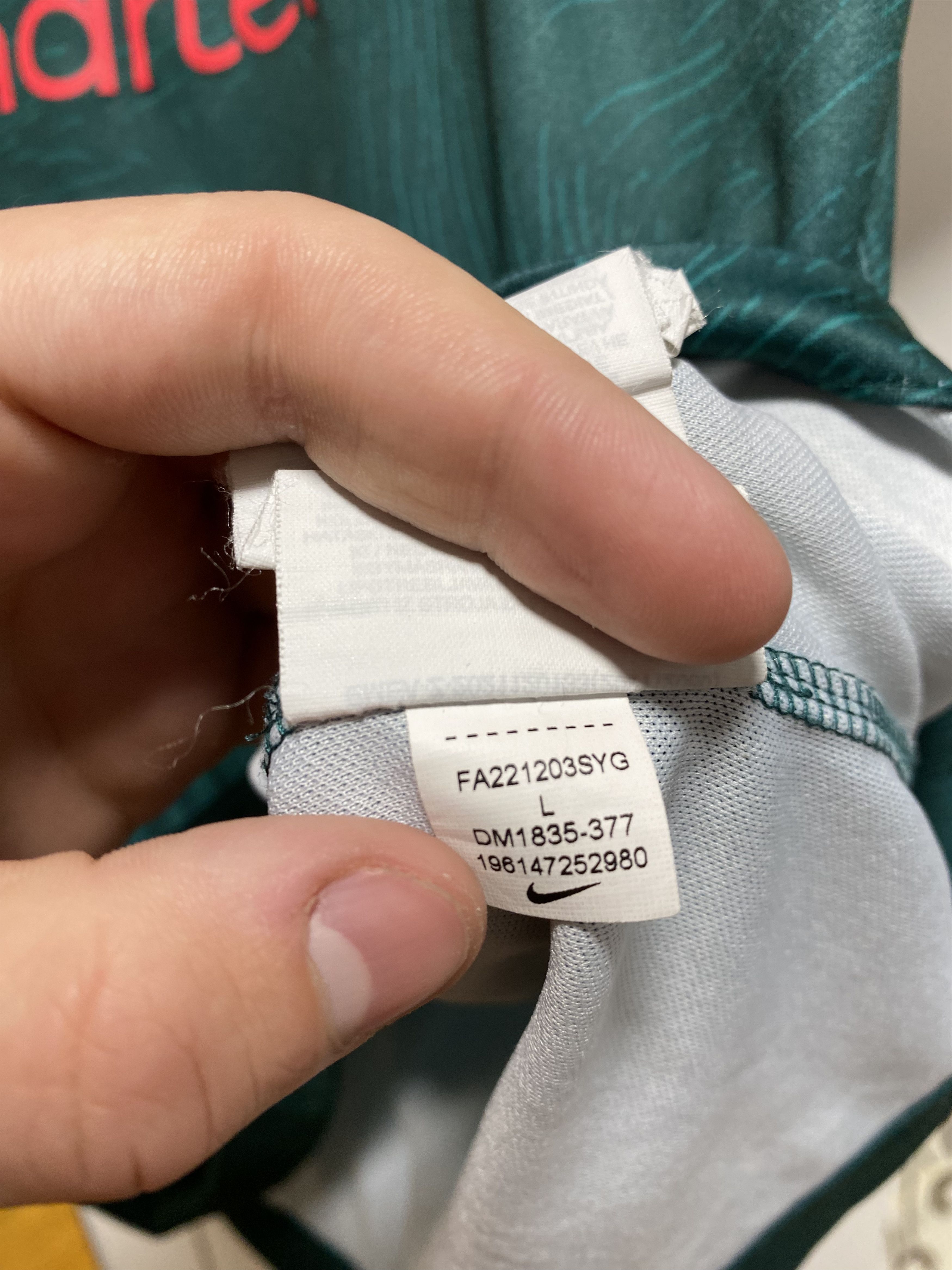 Nike Liverpool 2022 third Nike soccer football jersey Size US L / EU 52-54 / 3 - 6 Thumbnail