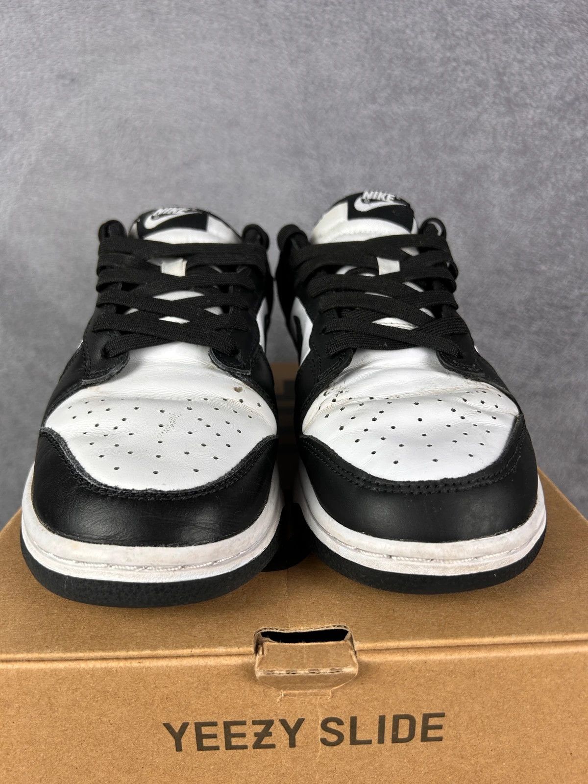 Nike Nike Dunk Low Retro Panda sneakers white black leather Size US 8 / EU 41 - 5 Thumbnail