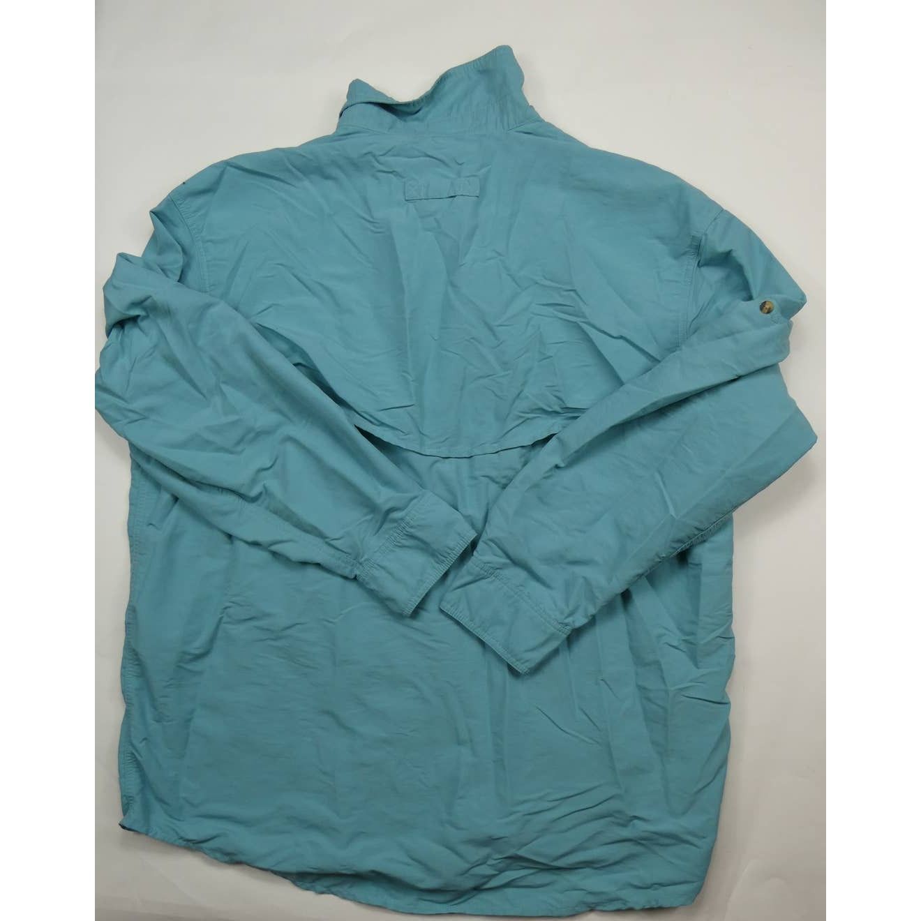 L.L. Bean men's L.L. BEAN SPF 50 fishing shirt, powder blue, size: XL Size US XL / EU 56 / 4 - 2 Thumbnail