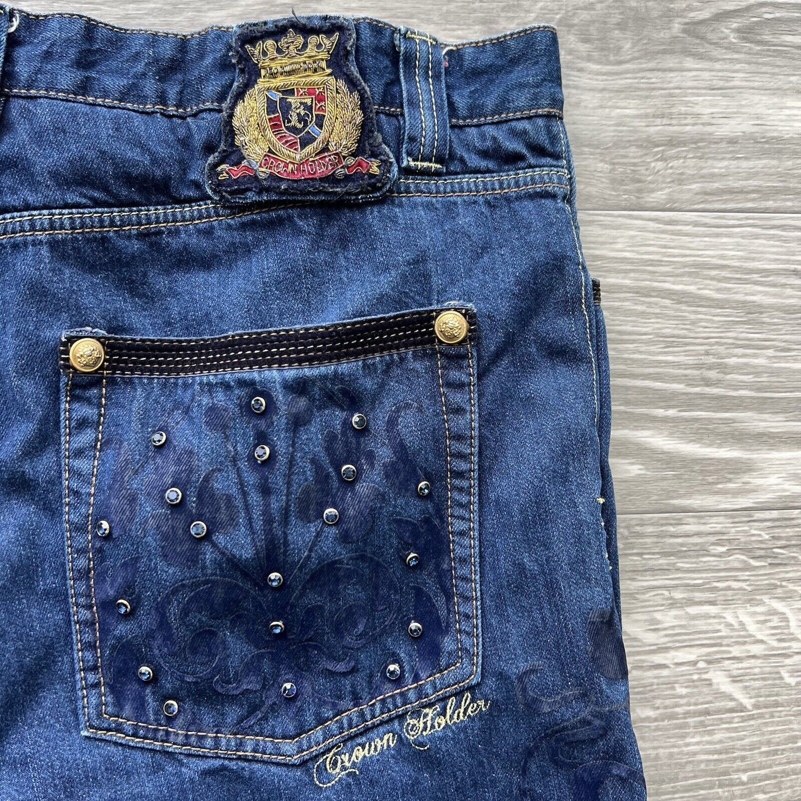 Other Vintage CROWN HOLDER Y2K Baggy Emo Grunge Jeans Size US 40 / EU 56 - 11 Thumbnail
