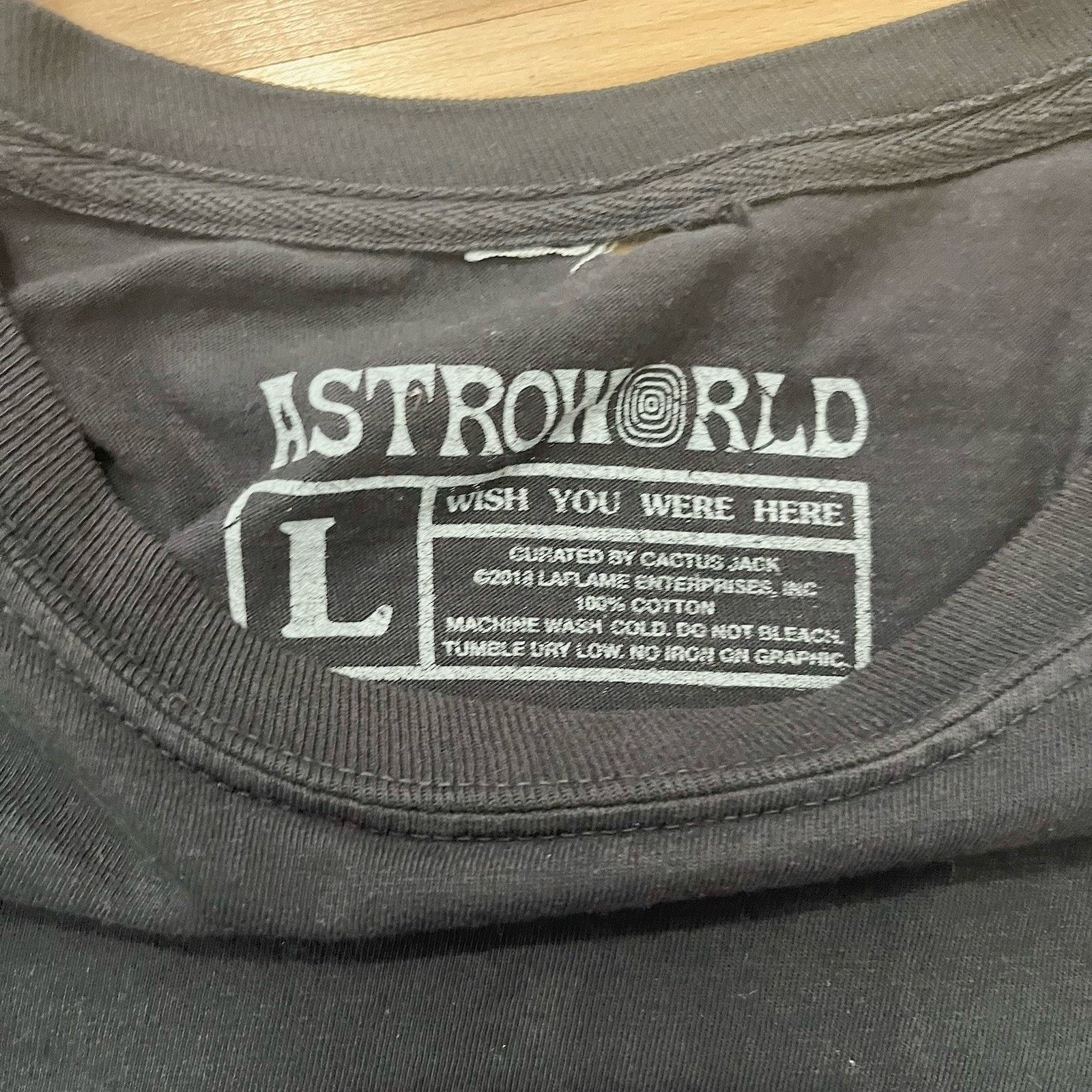 Travis Scott 2018 Travis Scott RIP DJ Screw Shirt Astroworld Merch Tour L Size US L / EU 52-54 / 3 - 5 Thumbnail