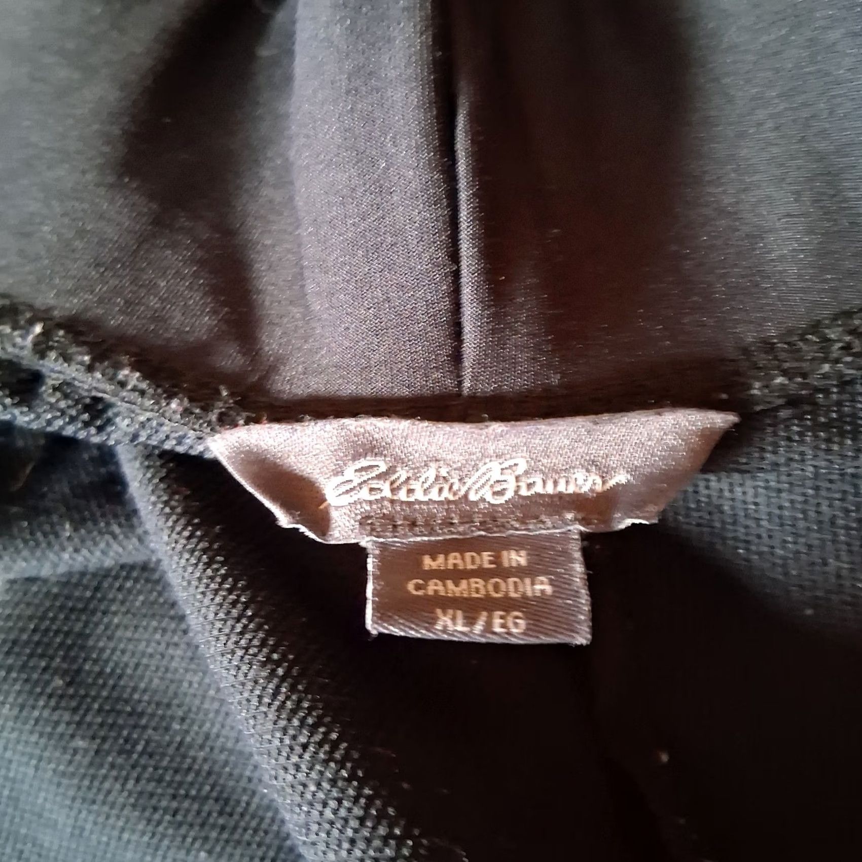 Eddie Bauer VINTAGE Eddie Bauer Pants Women XL Black Activewear Performance Jogger Travel Stretch Size 40" / US 18 - 3 Thumbnail