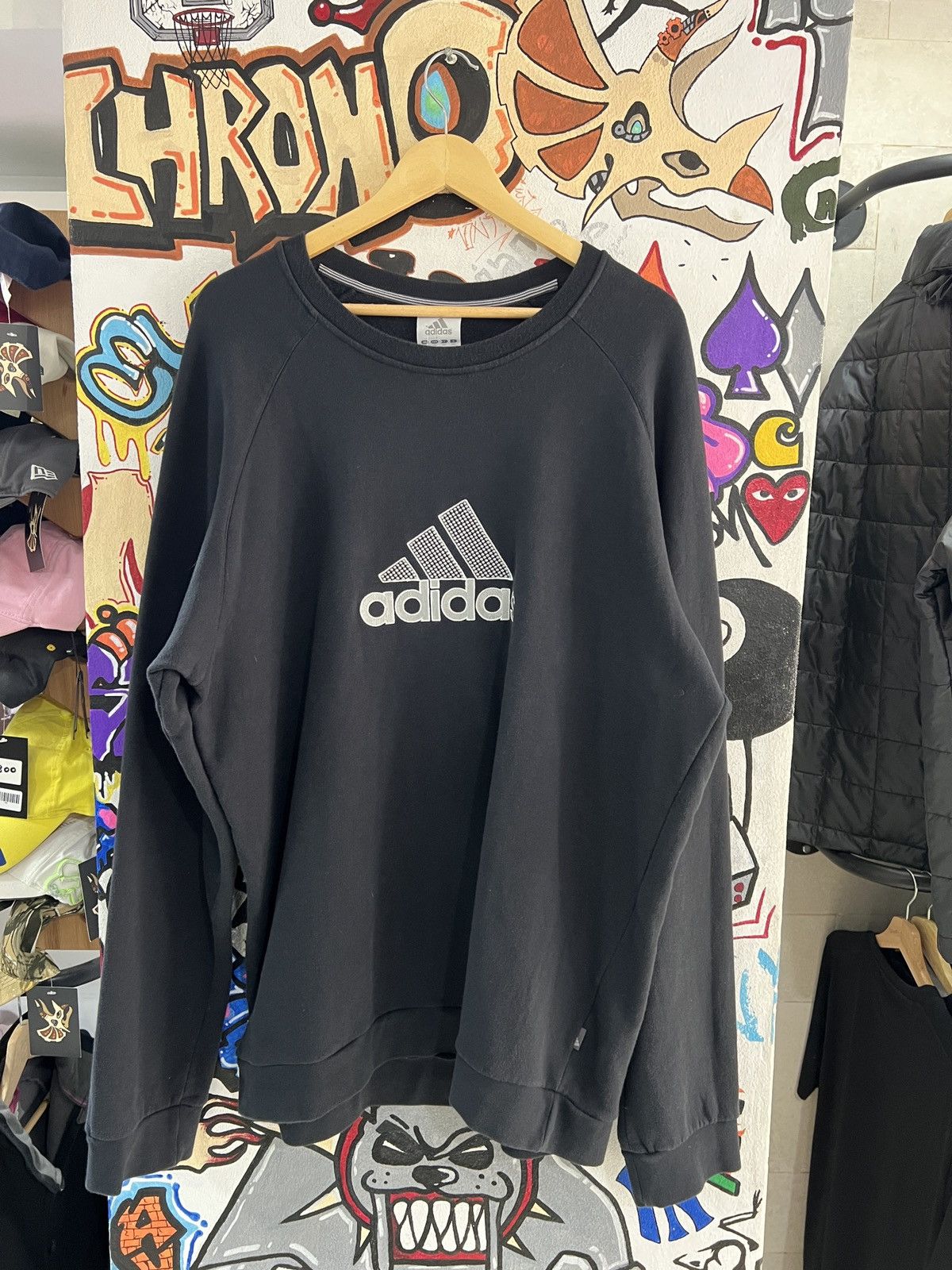 Adidas Vintage Adidas Big Logo Sweater Size US XL / EU 56 / 4 - 1 Thumbnail
