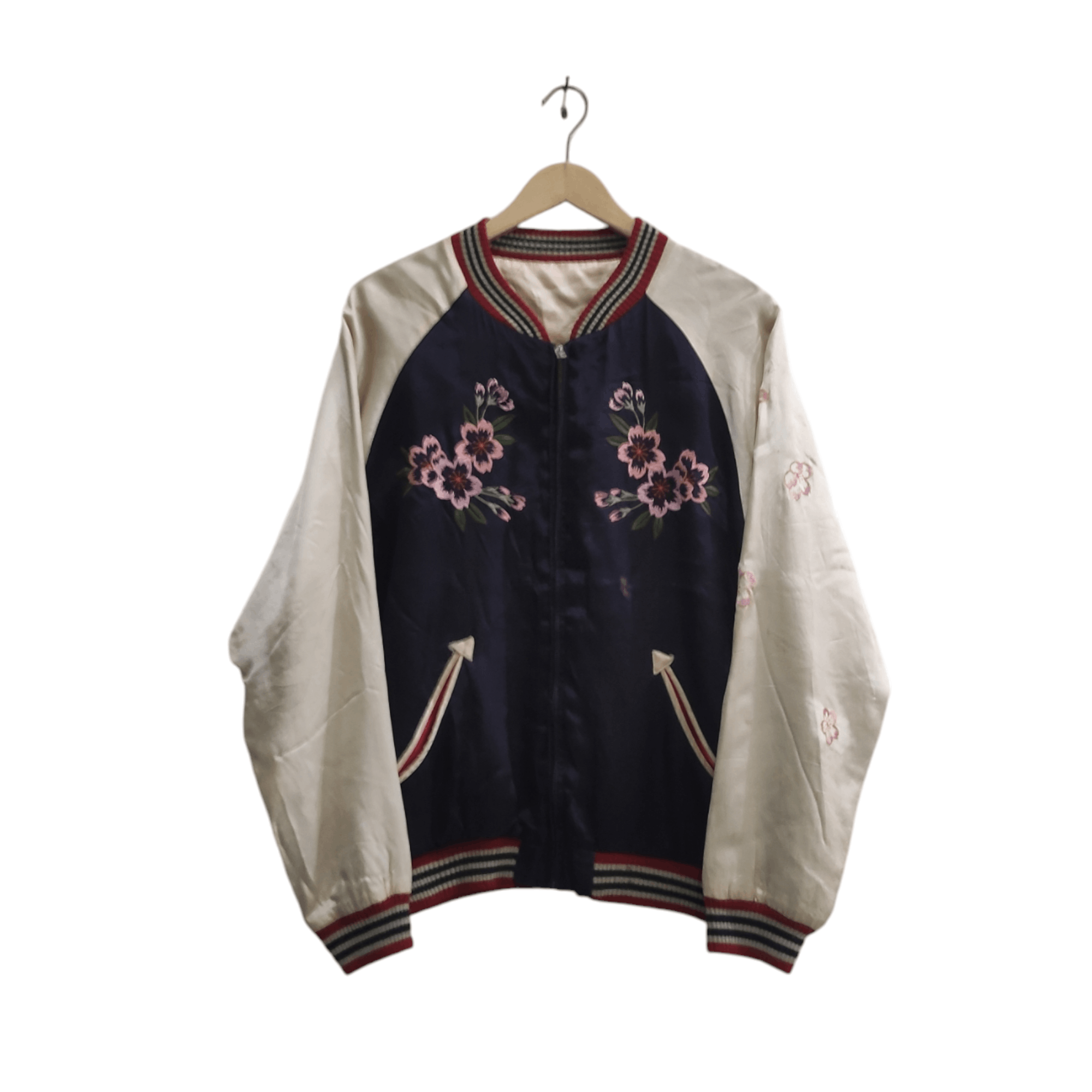 Japanese Brand × Toyo Enterprises Vintage cropped head sukajan souvenir jacket 100% rayon Size US L / EU 52-54 / 3 - 1 Thumbnail