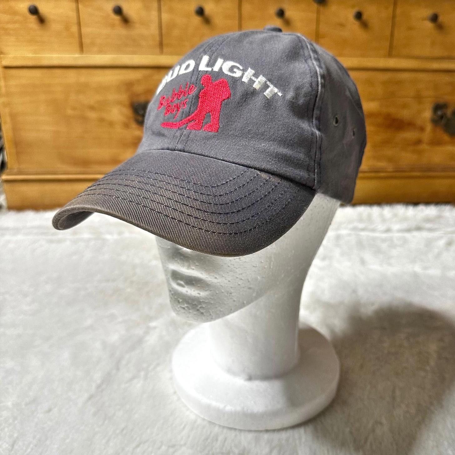 Budweiser × Vintage Vintage Bud Light Bubble Boys Breweriana Adjustable Hat OS Size ONE SIZE - 1 Thumbnail
