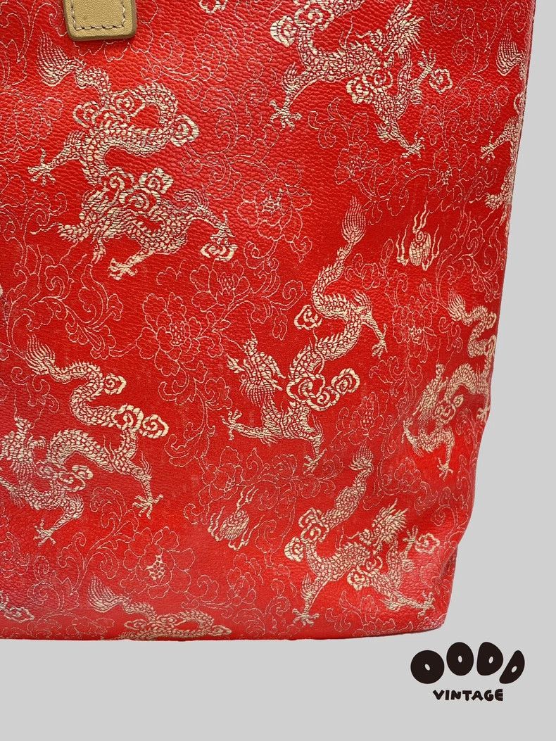 Vivienne Tam Vivienne Tam Dragon print leather tote bag Size ONE SIZE - 7 Thumbnail