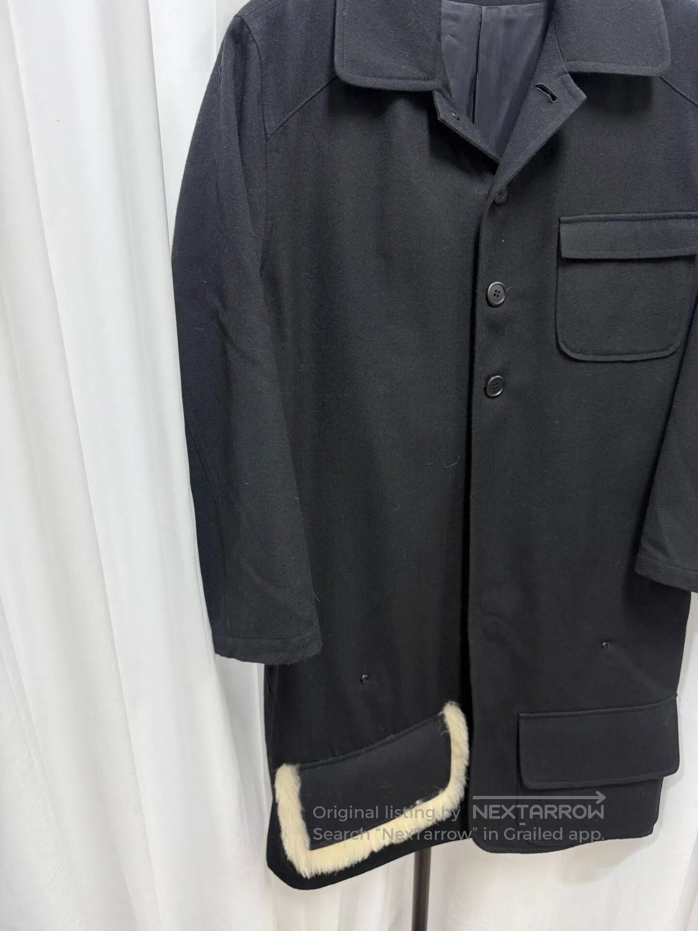 Yohji Yamamoto Yohji Yamamoto 90s Plush Wool Coat. Size US M / EU 48-50 / 2 - 2 Thumbnail