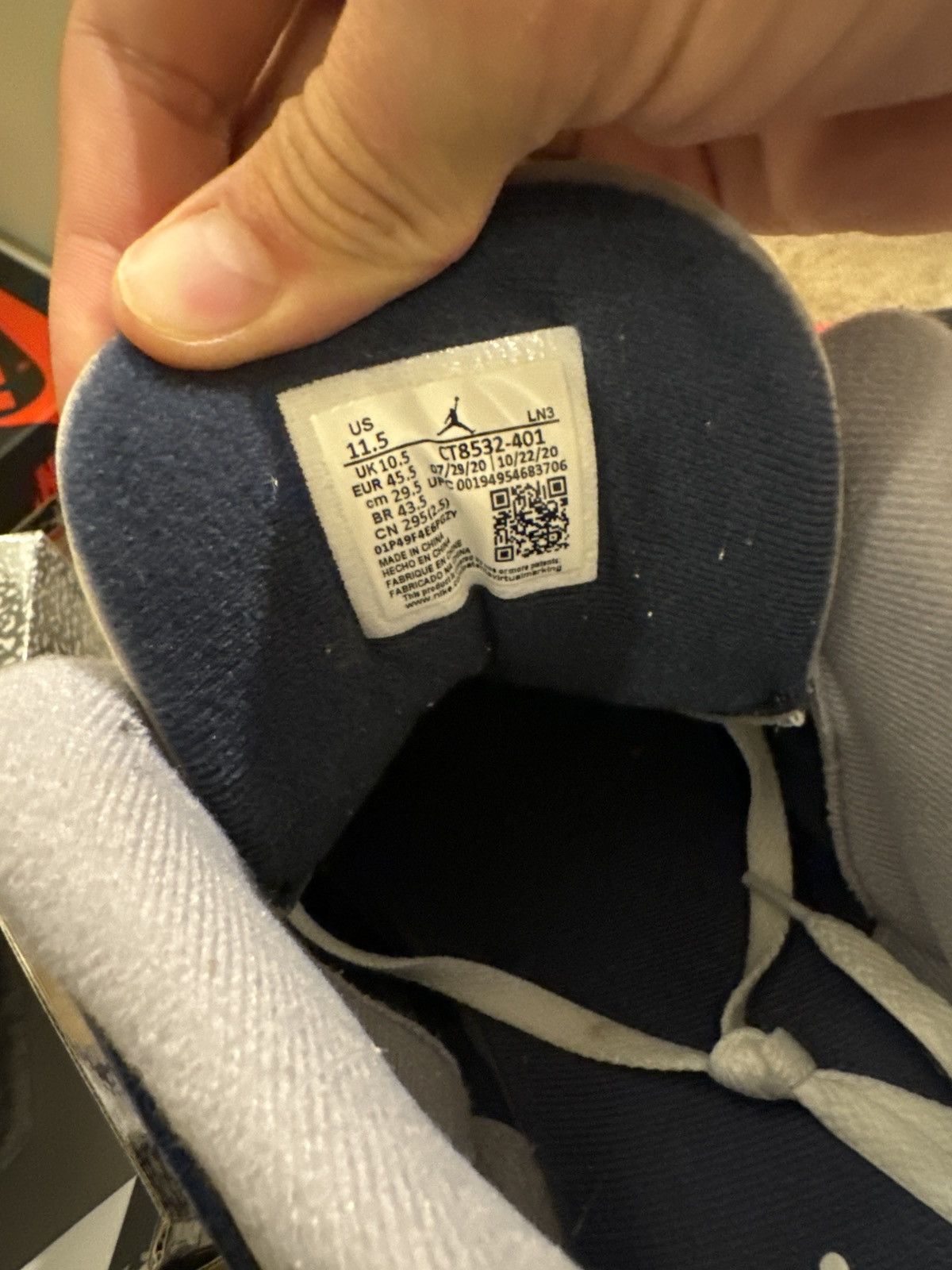 Jordan Brand Jordan 3 Georgetown Size US 11.5 / EU 44-45 - 8 Thumbnail
