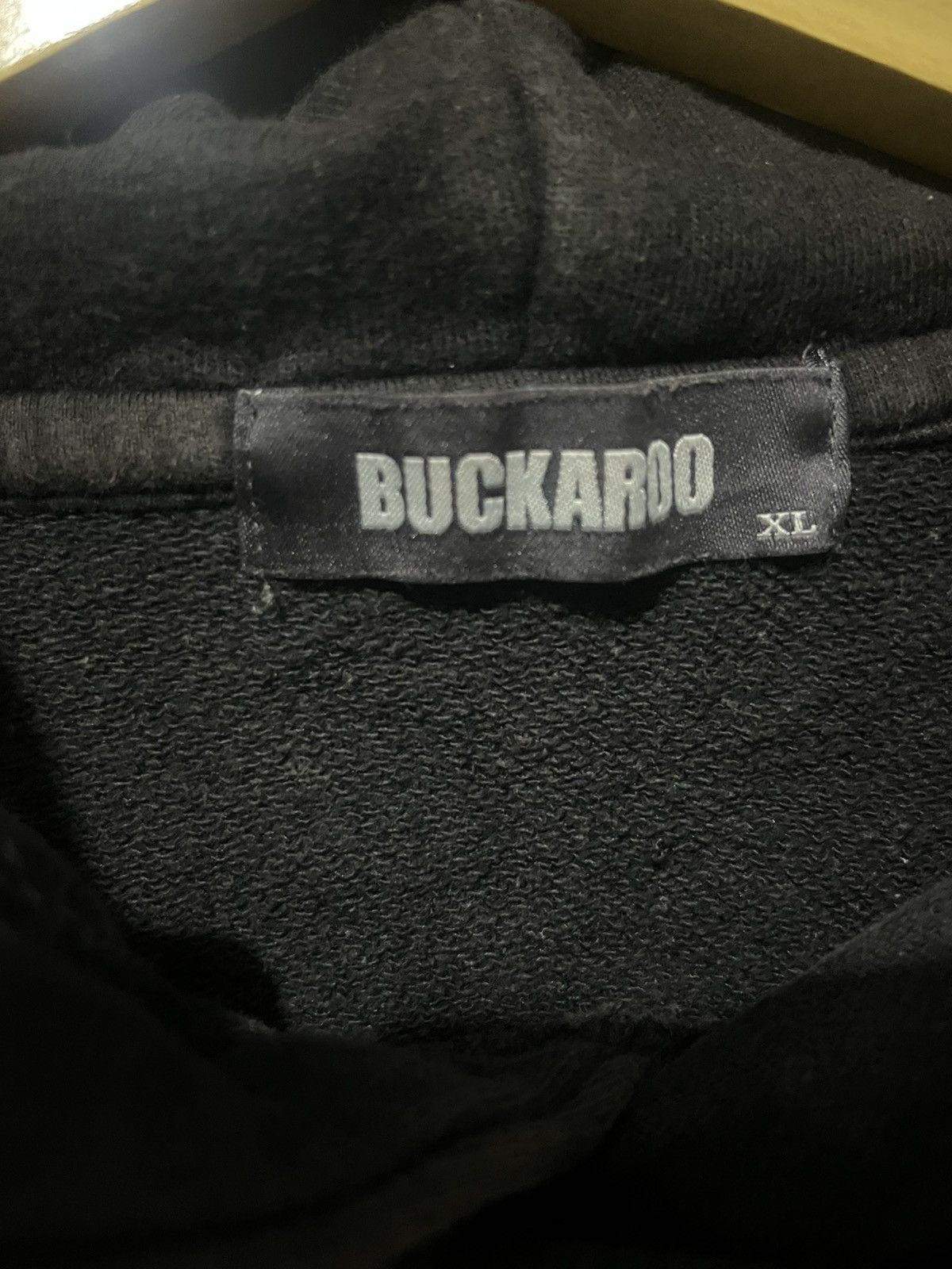 Beauty Beast Hoodie BUCKAROO Washed Black Gothic Cross Edition ( Size US XL / EU 56 / 4 - 9 Thumbnail