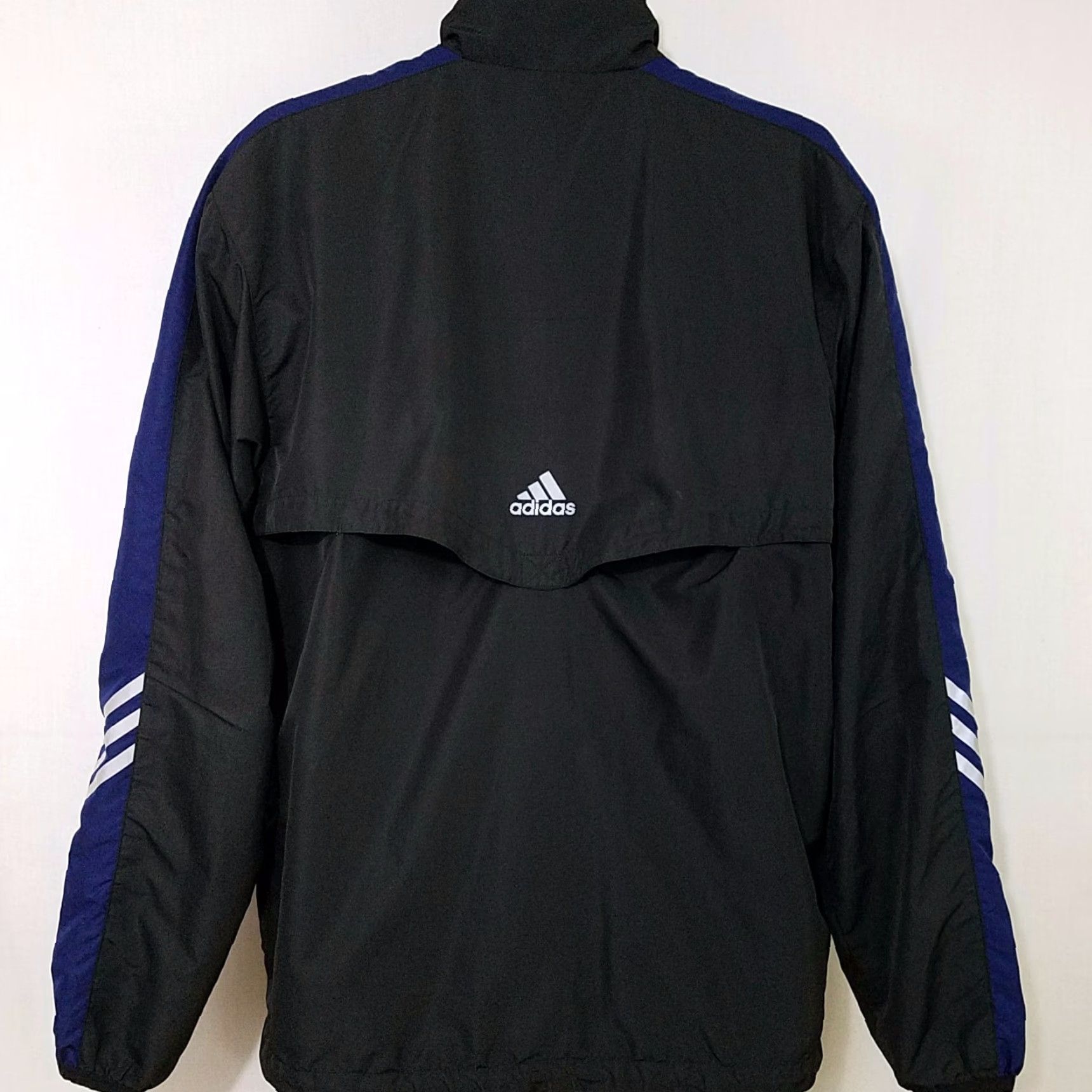 Adidas VINTAGE Adidas Windbreaker Jacket Mens Size Medium Black 90s Hip Hop Full Zip Size US M / EU 48-50 / 2 - 3 Thumbnail
