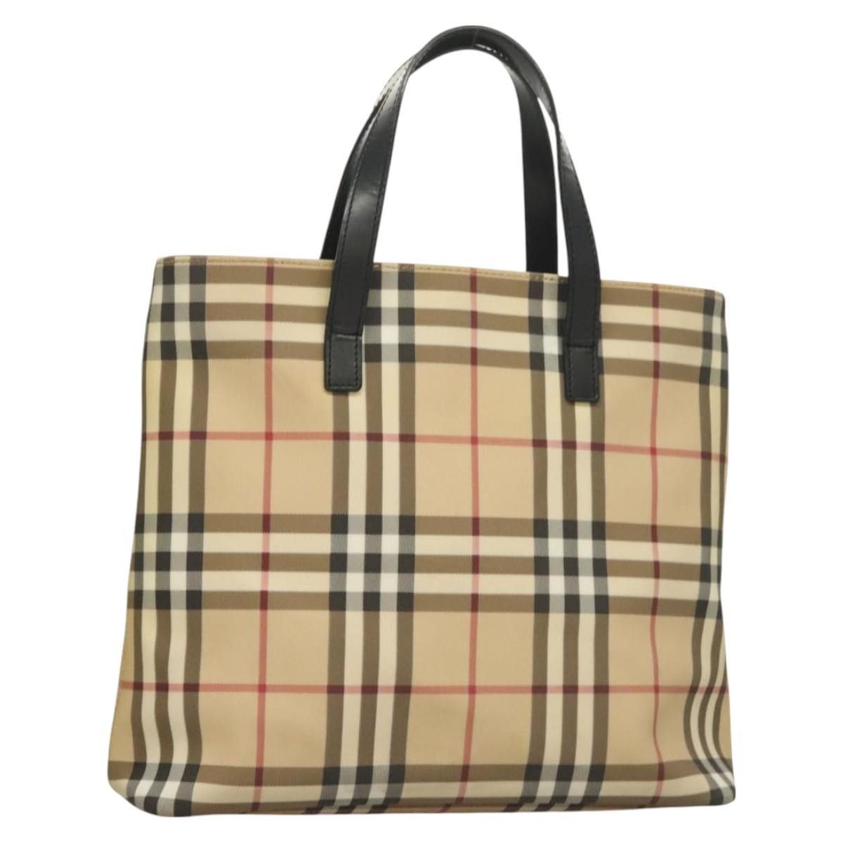 Burberry Burberry Nova Check Handbag Nova Check Canvas Size ONE SIZE - 1 Thumbnail