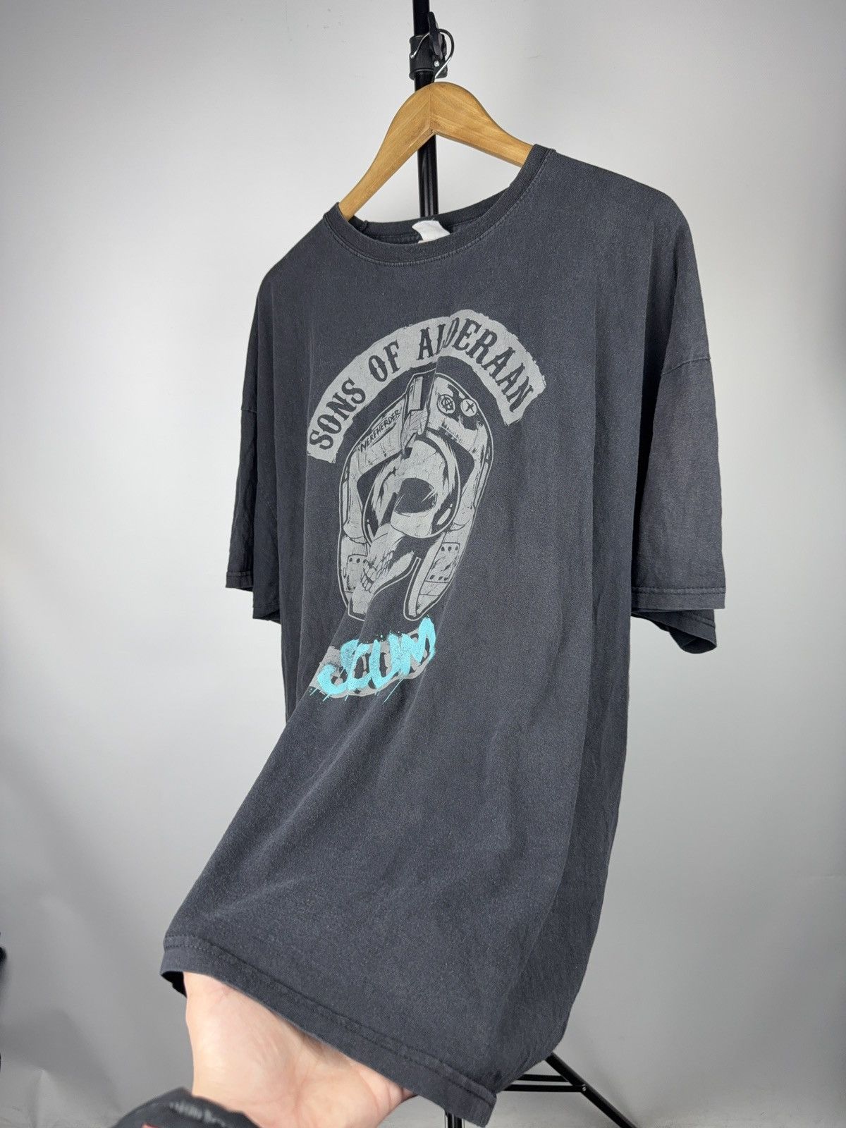 Vintage Star Wars Sons of Alderaan Rebel Scum T-Shirt Size US XXL / EU 58 / 5 - 4 Thumbnail