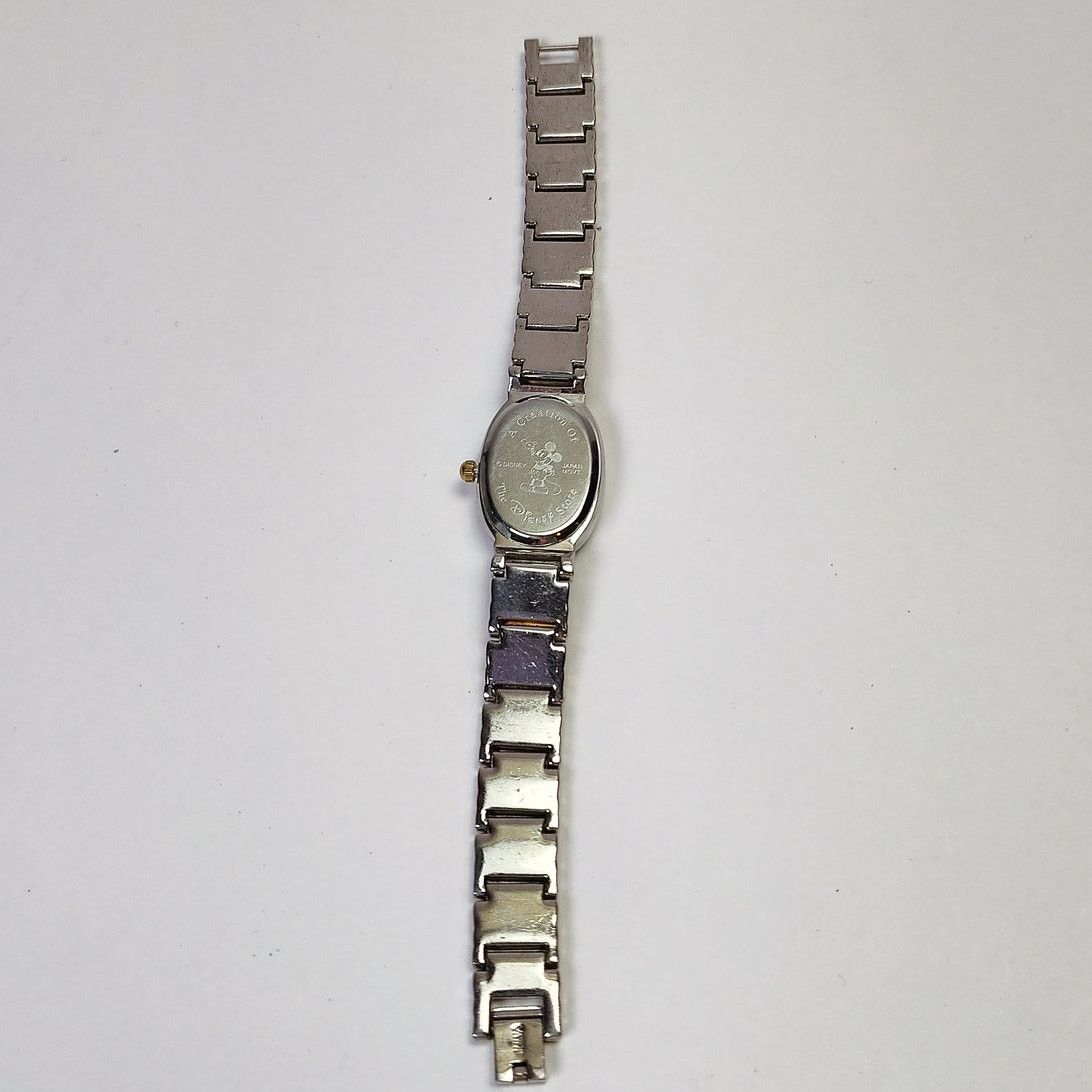Disney Disney Store Mickey Mouse Oval Watch Gold Silver Bracelet Size ONE SIZE - 4 Thumbnail