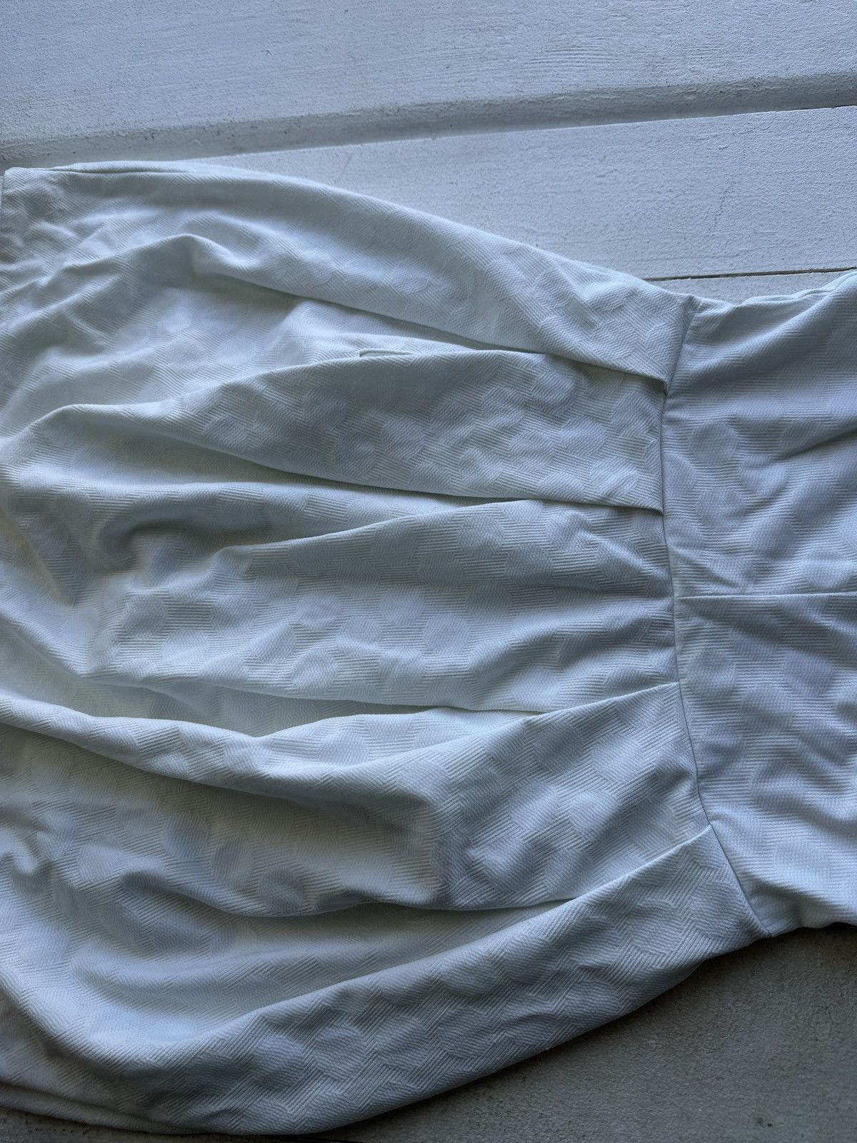 Armani ARMANI JEANS 🚨 WHITE DRESS LUXURY OLD MONEY WOMEN Size M / US 6-8 / IT 42-44 - 6 Thumbnail